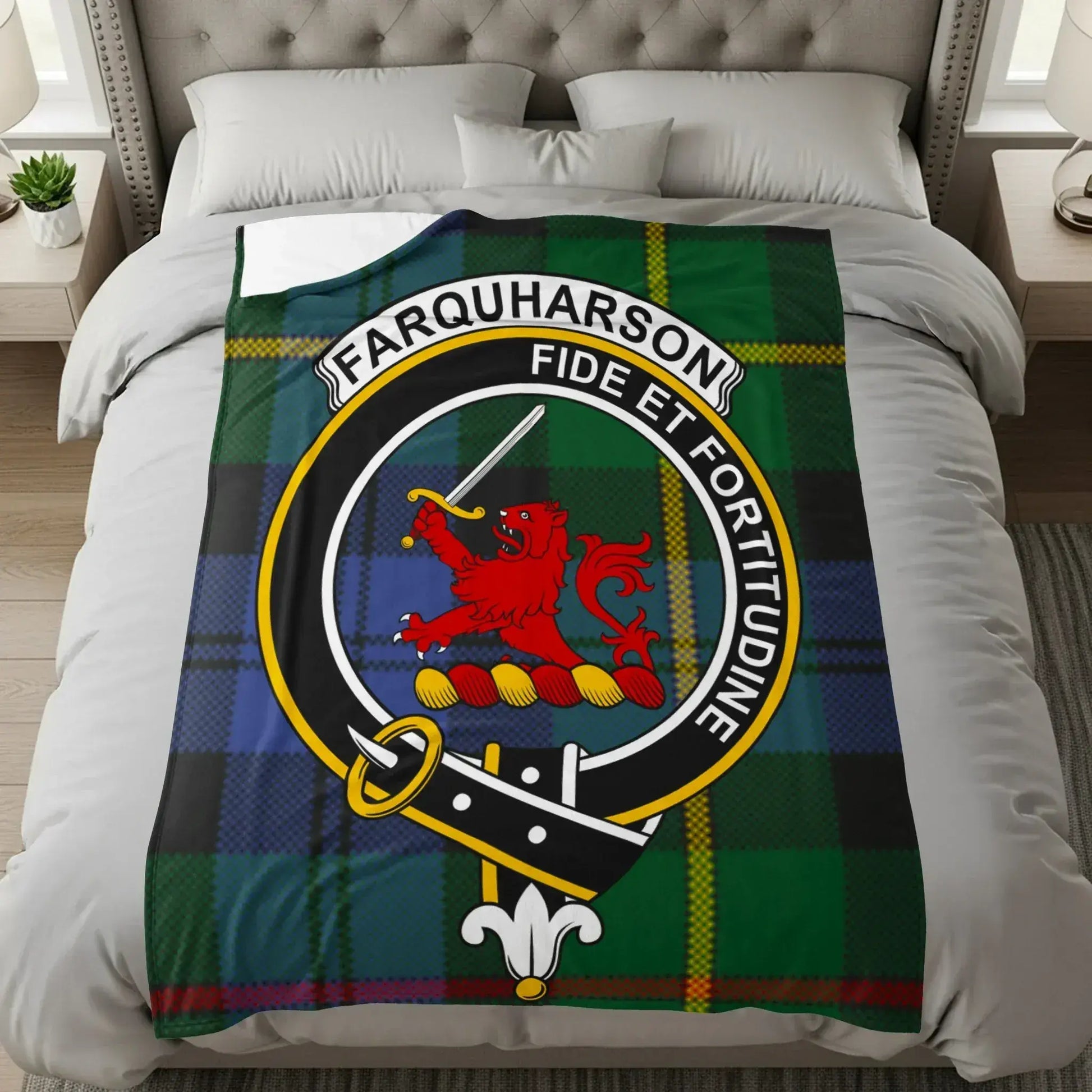 Farquharson Fide Et Fortitudine Crest Blanket product