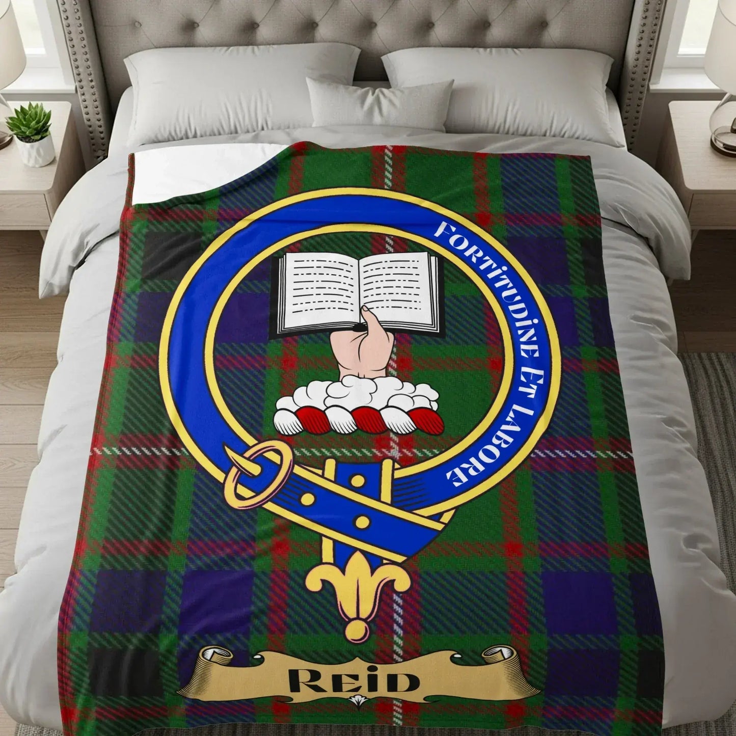 Fortitudine Et Largitate Reid Tartan Quilt product