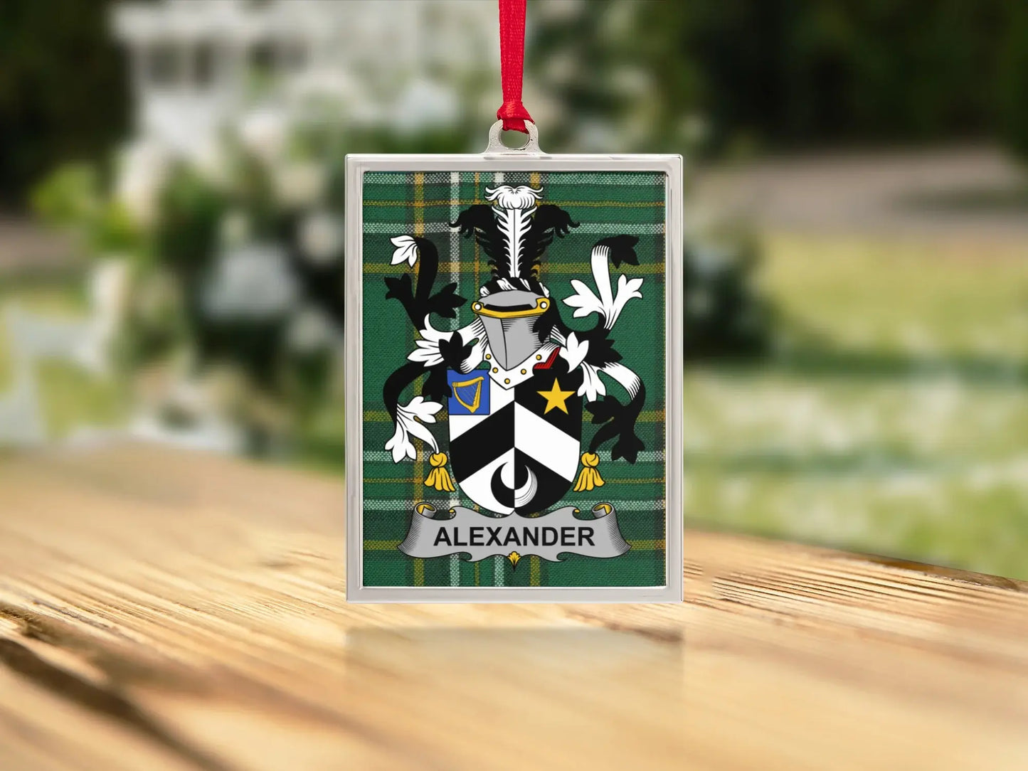Alexander Family Crest Ornament Personalized Gift product
