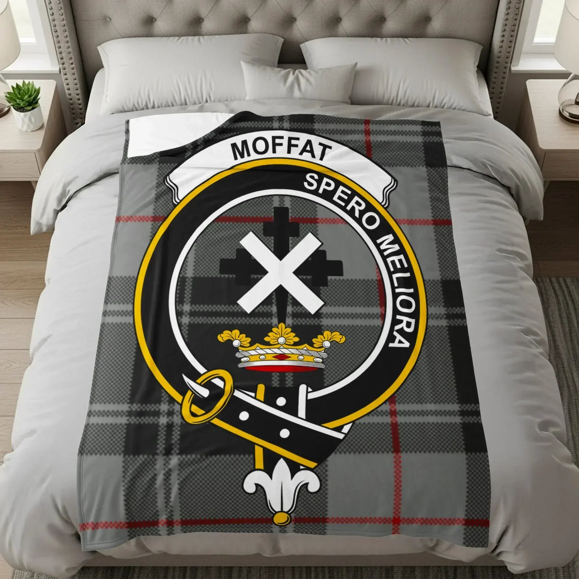 Moffat Spero Meliora Plaid Design Bedding Blanket product type