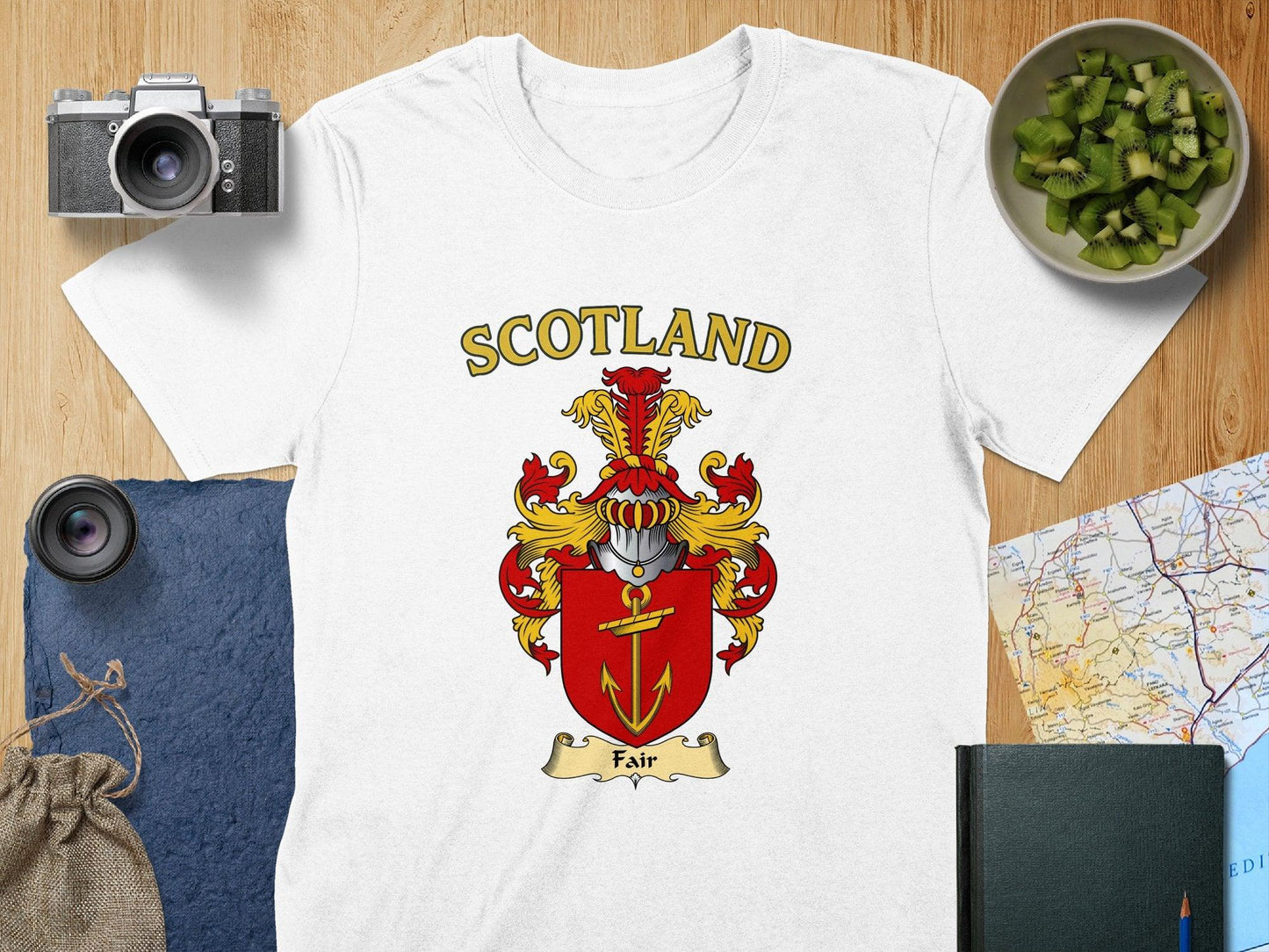 Scotland Fair Crest Graphic Print T-Shirt product