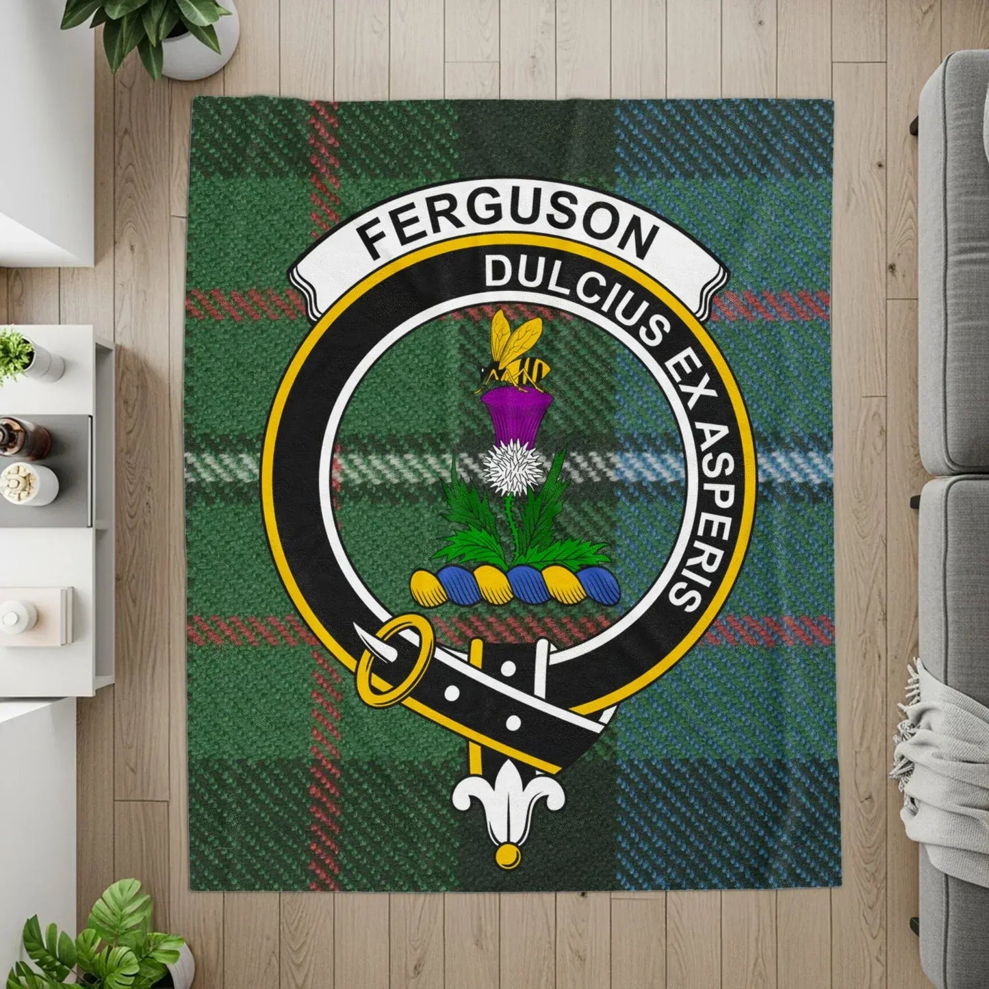 Ferguson Dulcius Ex Asperis Tartan Blanket product