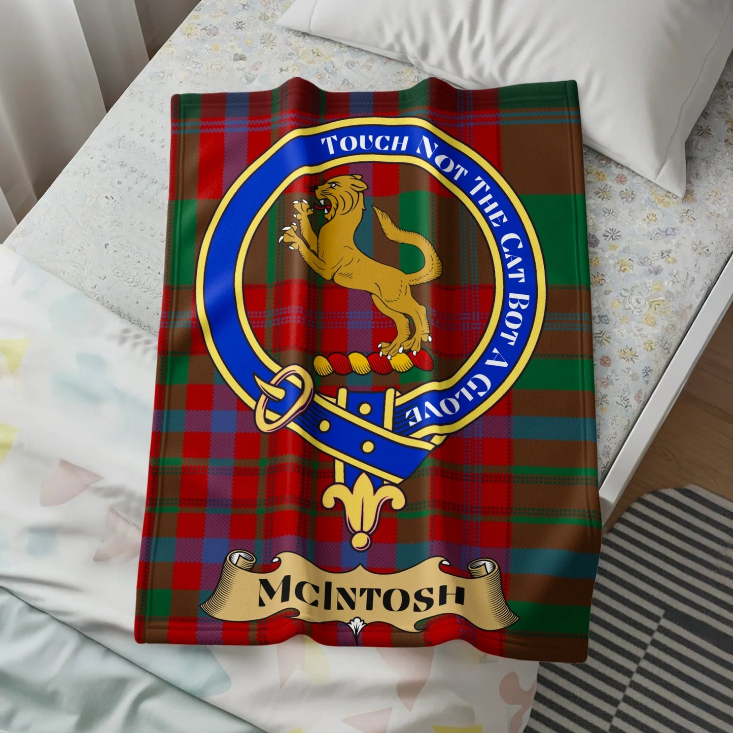 McIntosh Family Crest Blanket Decorative Product