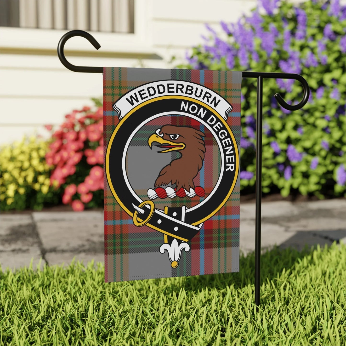 Wedderburn Non Degener Custom Garden Flag product type