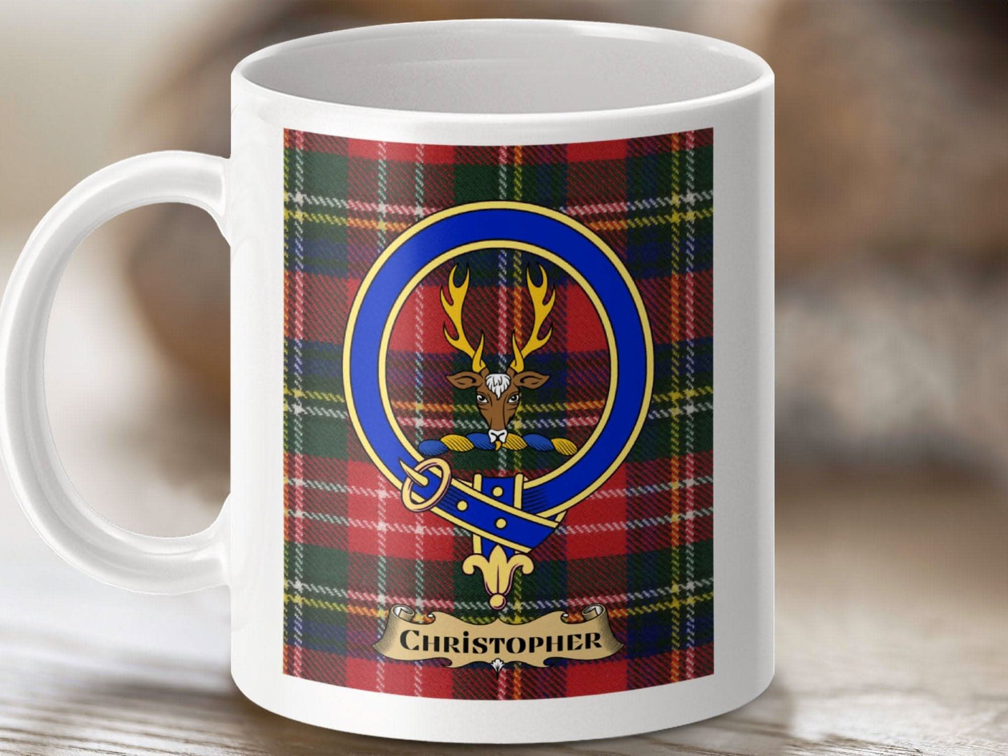 Personalized Scottish Tartan Plaid Mug product type