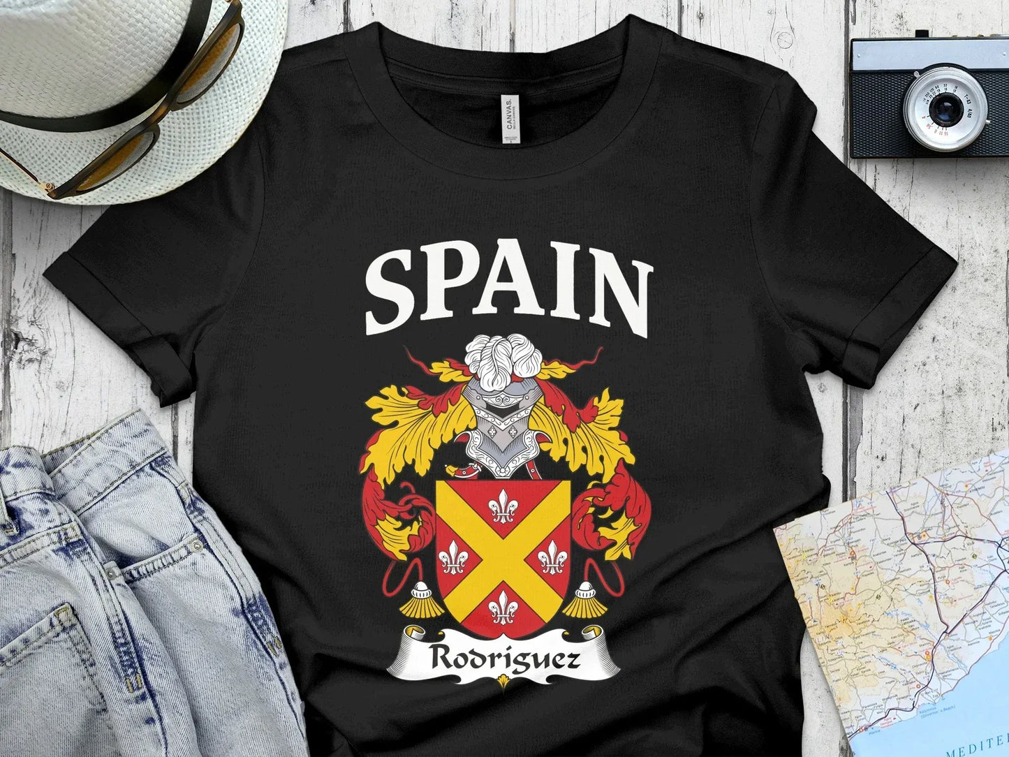 Spain Rodriguez Crest Emblem Graphic T-shirt product