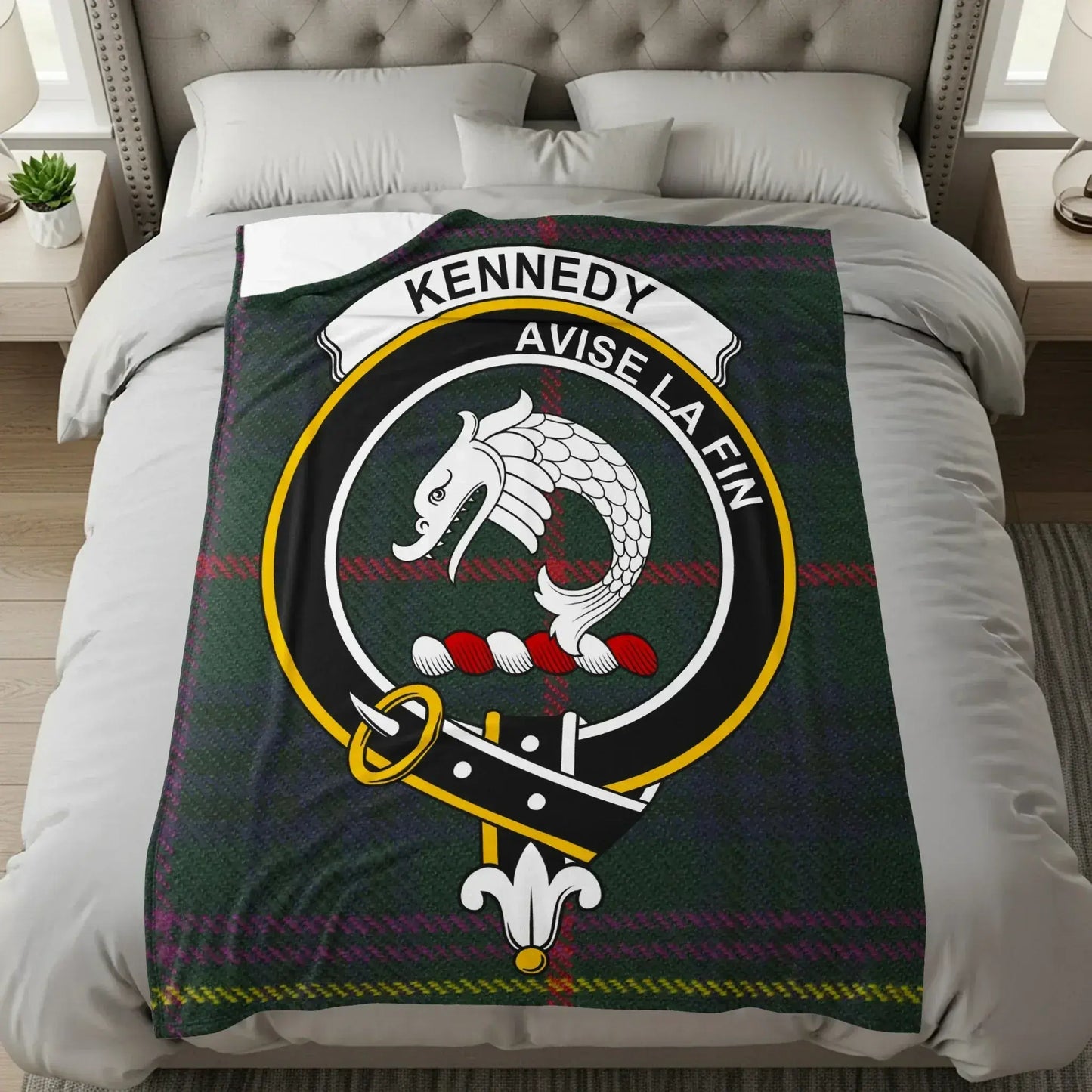 Kennedy Avise La Fin Tartan Blanket product