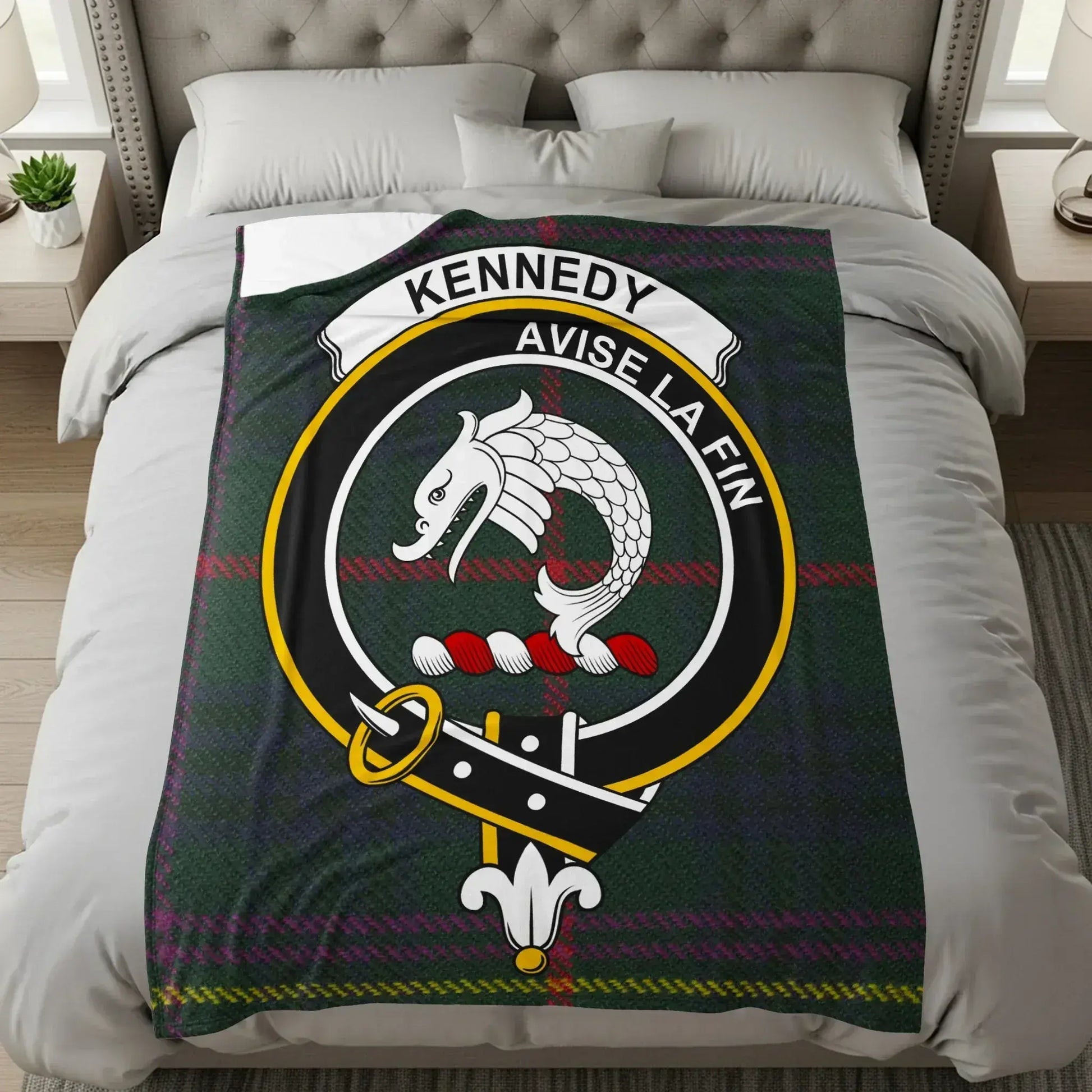 Kennedy Avise La Fin Tartan Blanket product