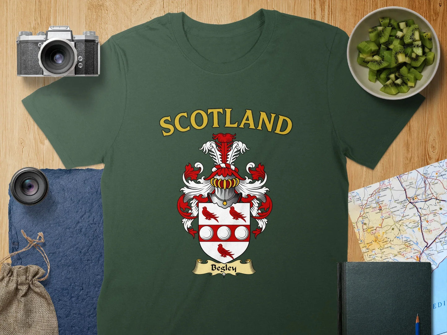 Scotland Family Crest Besley Display T-Shirt product