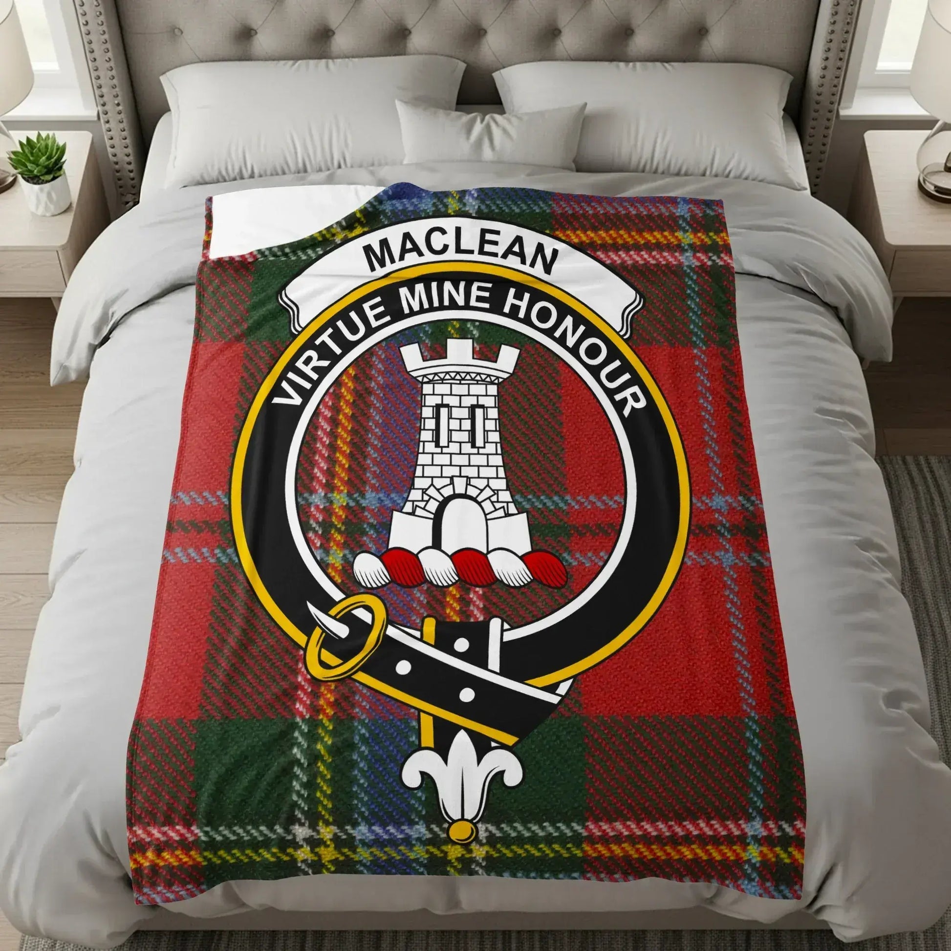 Virtue Mine Honour Maclean Tartan Bedding product