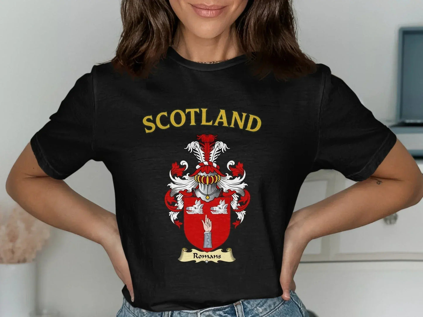 Scotland Romans Coat of Arms Graphic T-Shirt product