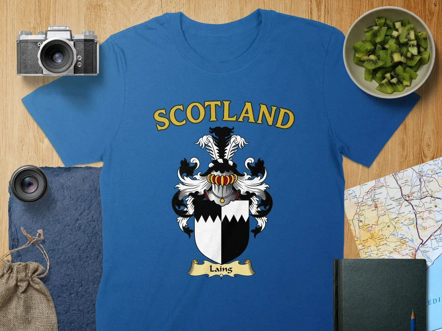 Scotland Laing Crest Graphic Design T-shirt product