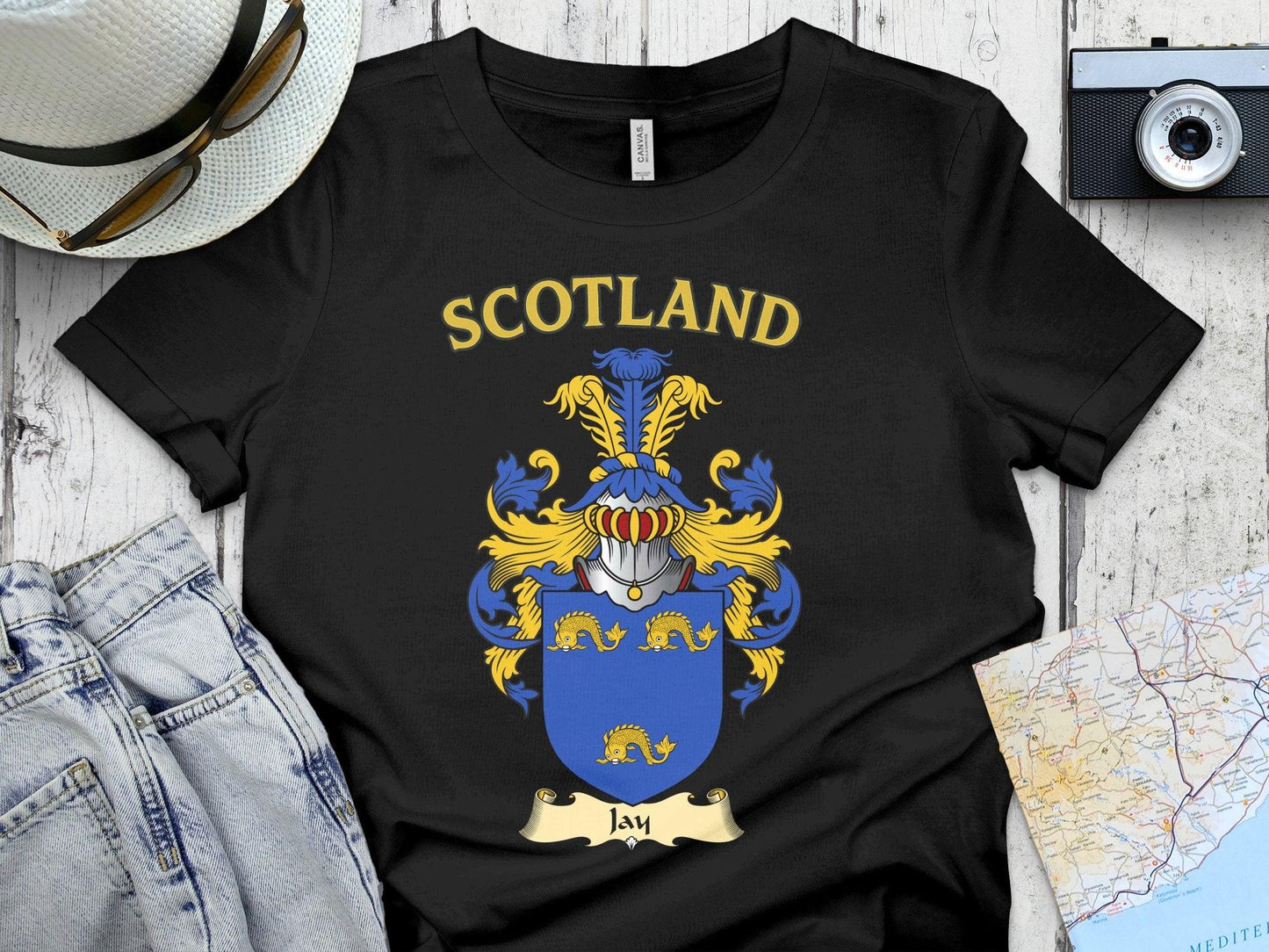Scotland Heritage Crest Print Graphic Shirt product