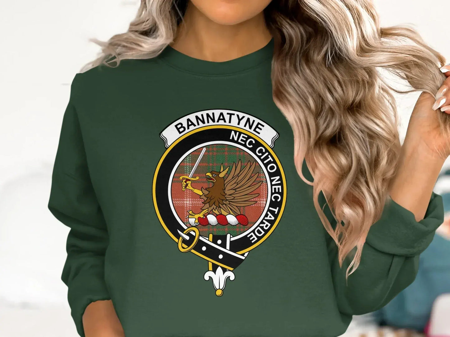 Bannatyne Crest Design Graphic Sweatshirt Product