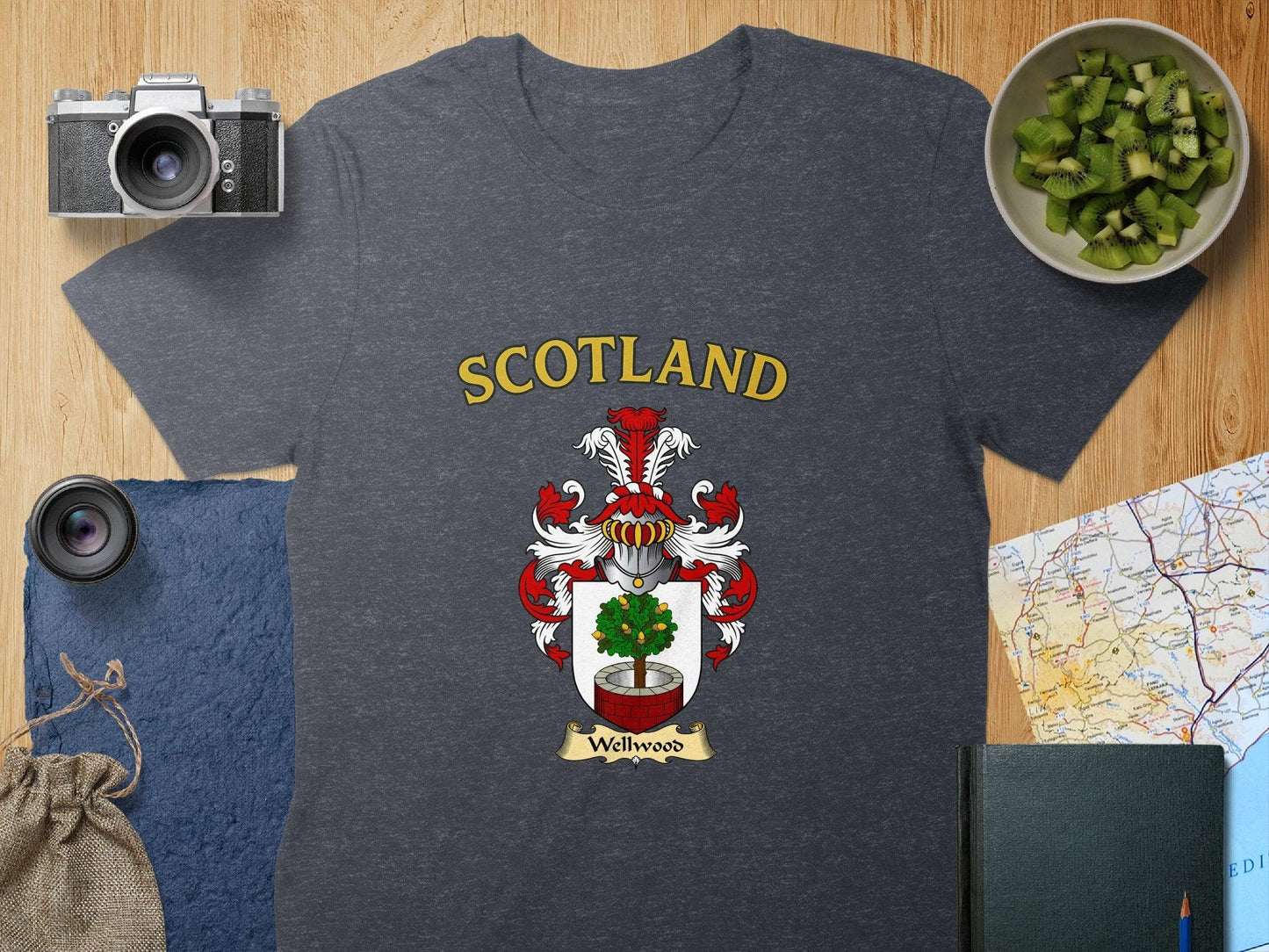 Scotland Wellwood Family Crest T-Shirt product type