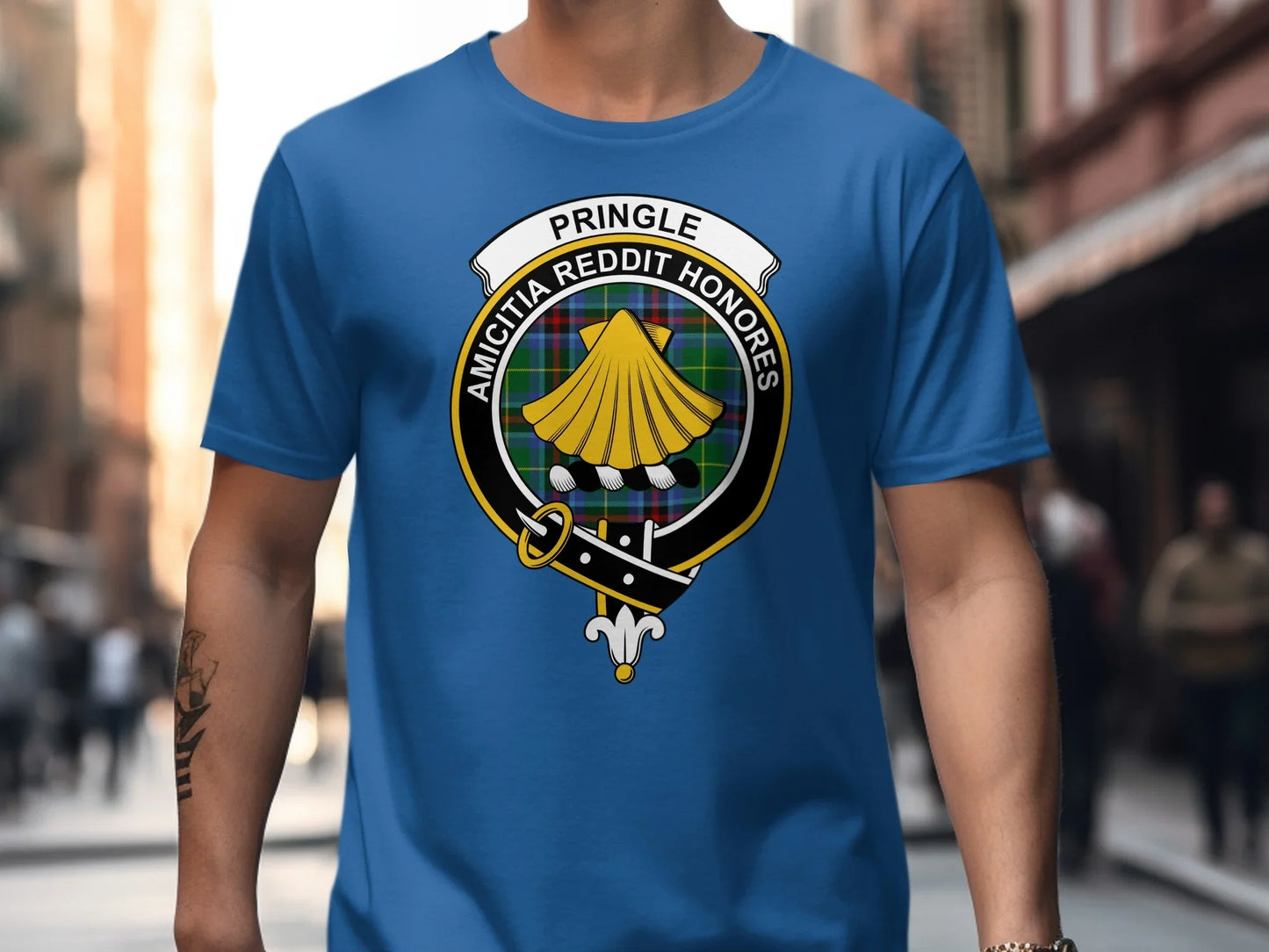 Pringle Clan Crest Badge Graphic Tee shirt product