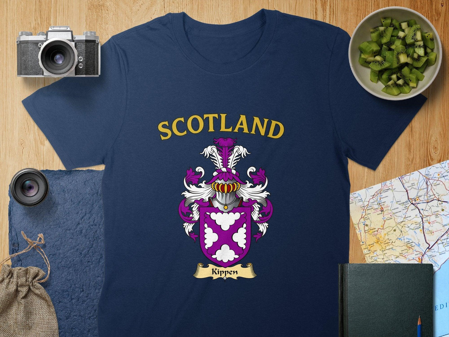 Scotland Family Crest Design Printed T-shirt product
