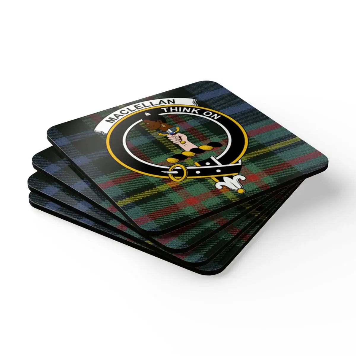 MacLellan Think On Tartan Coasters Set Drinkware product