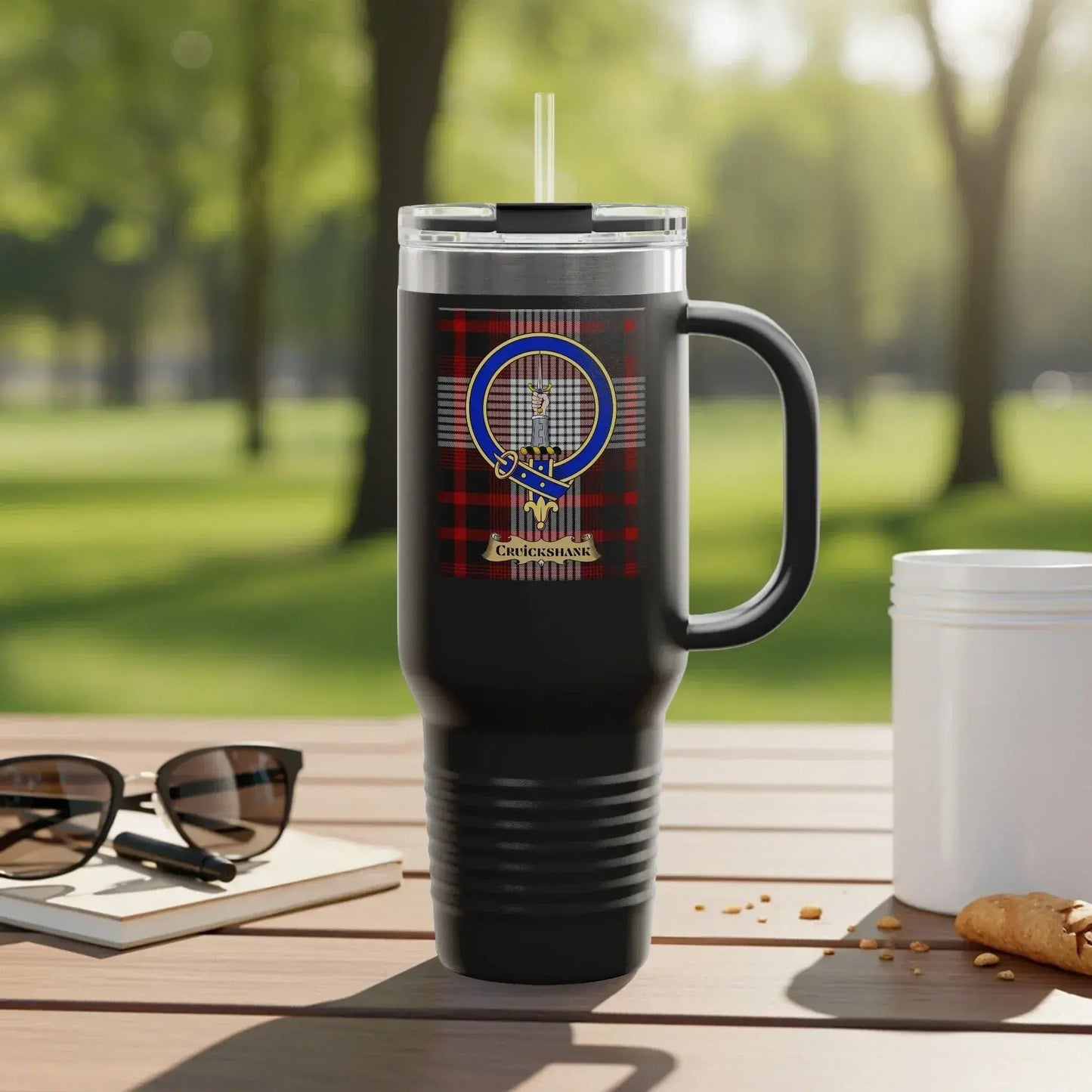 Tall Black Mug with Handle Outdoor Adventure Product