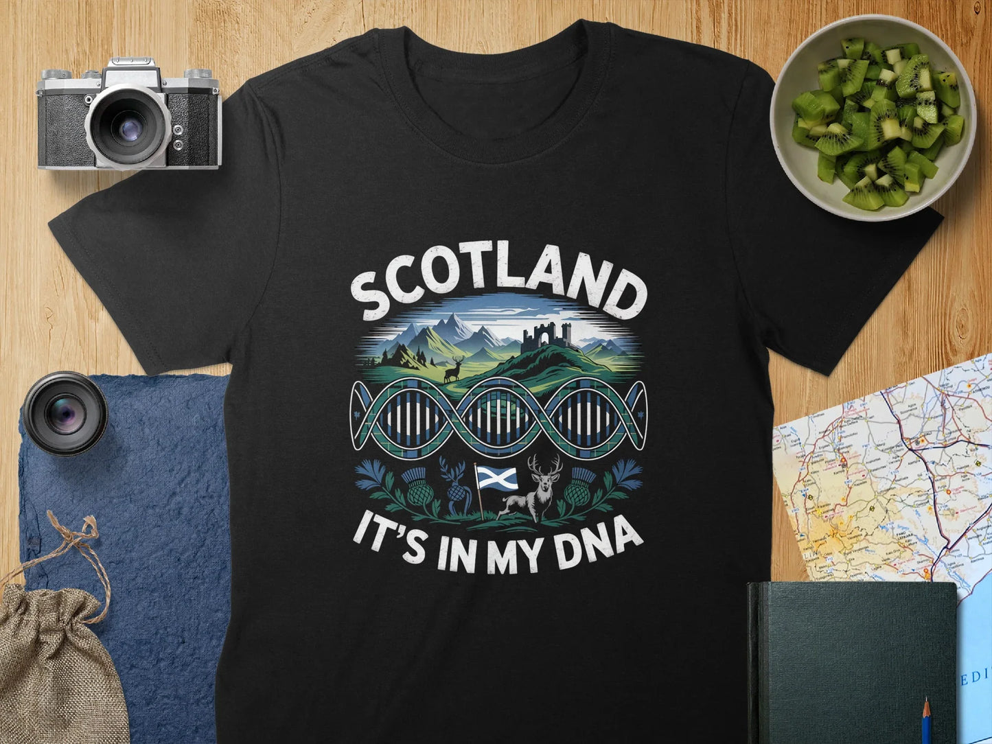 Scotland It's In My DNA Graphic Tee shirt product type