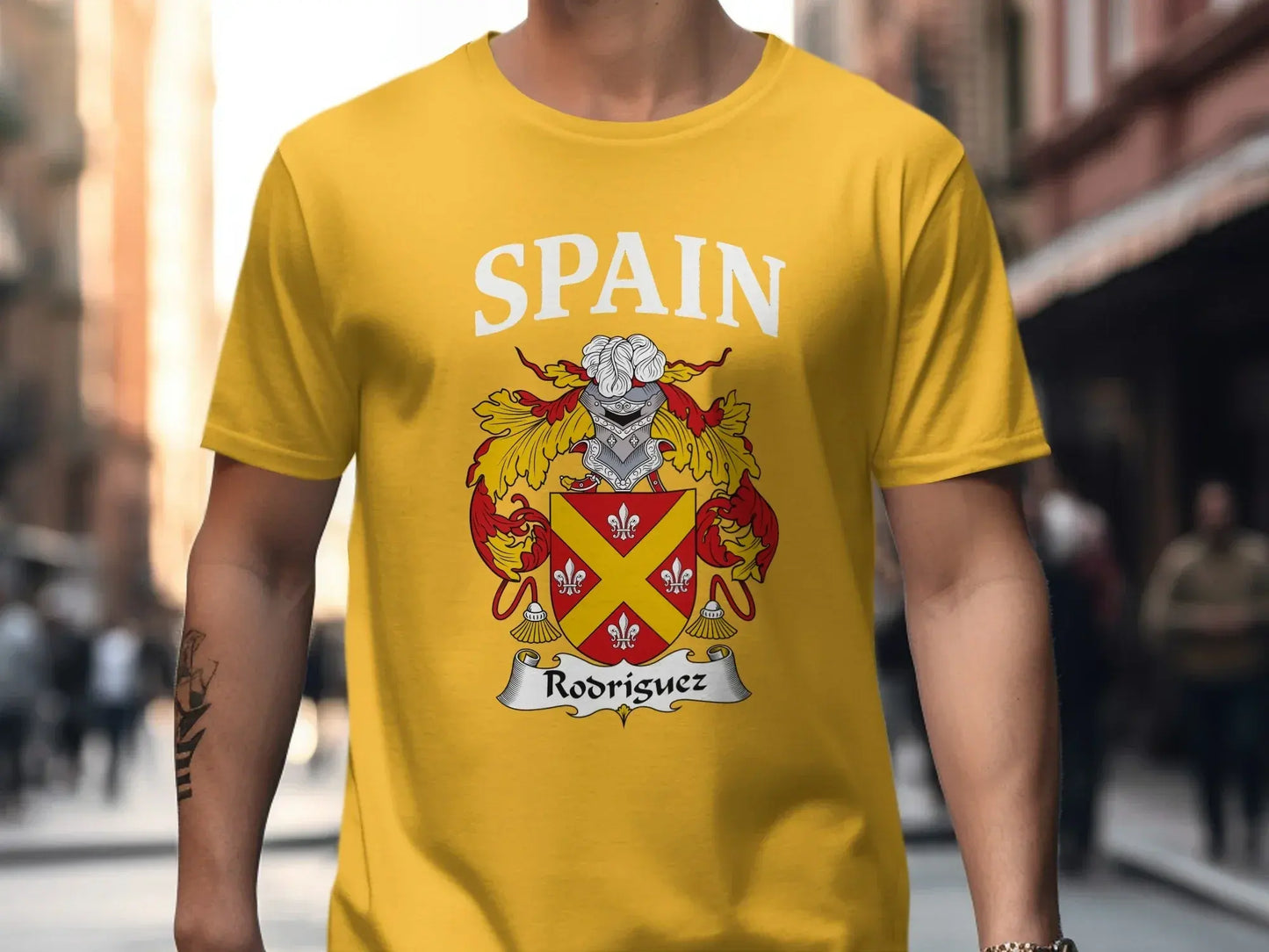 Spain Rodriguez Family Crest T-Shirt Unique Product
