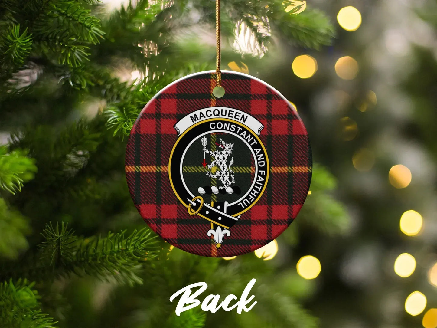 Macqueen Constant and Faithful Christmas Ornament product type
