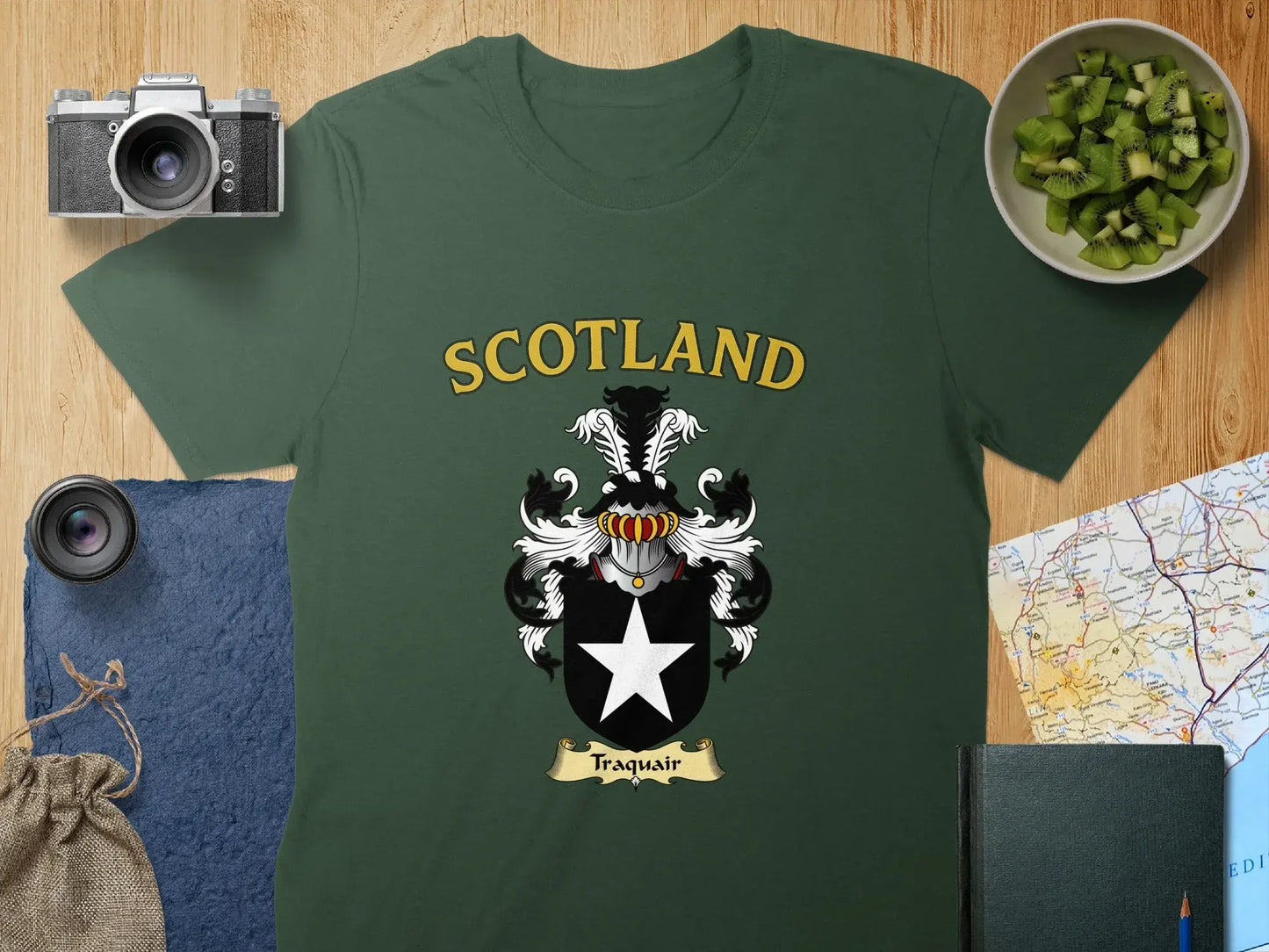 Scotland Traquair Family Crest Design T-shirt product