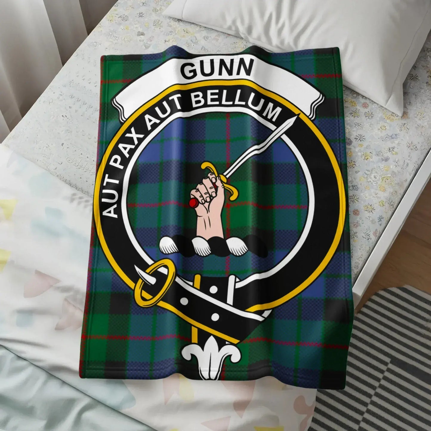 Gunn Aut Pax Aut Bellum Tartan Blanket product