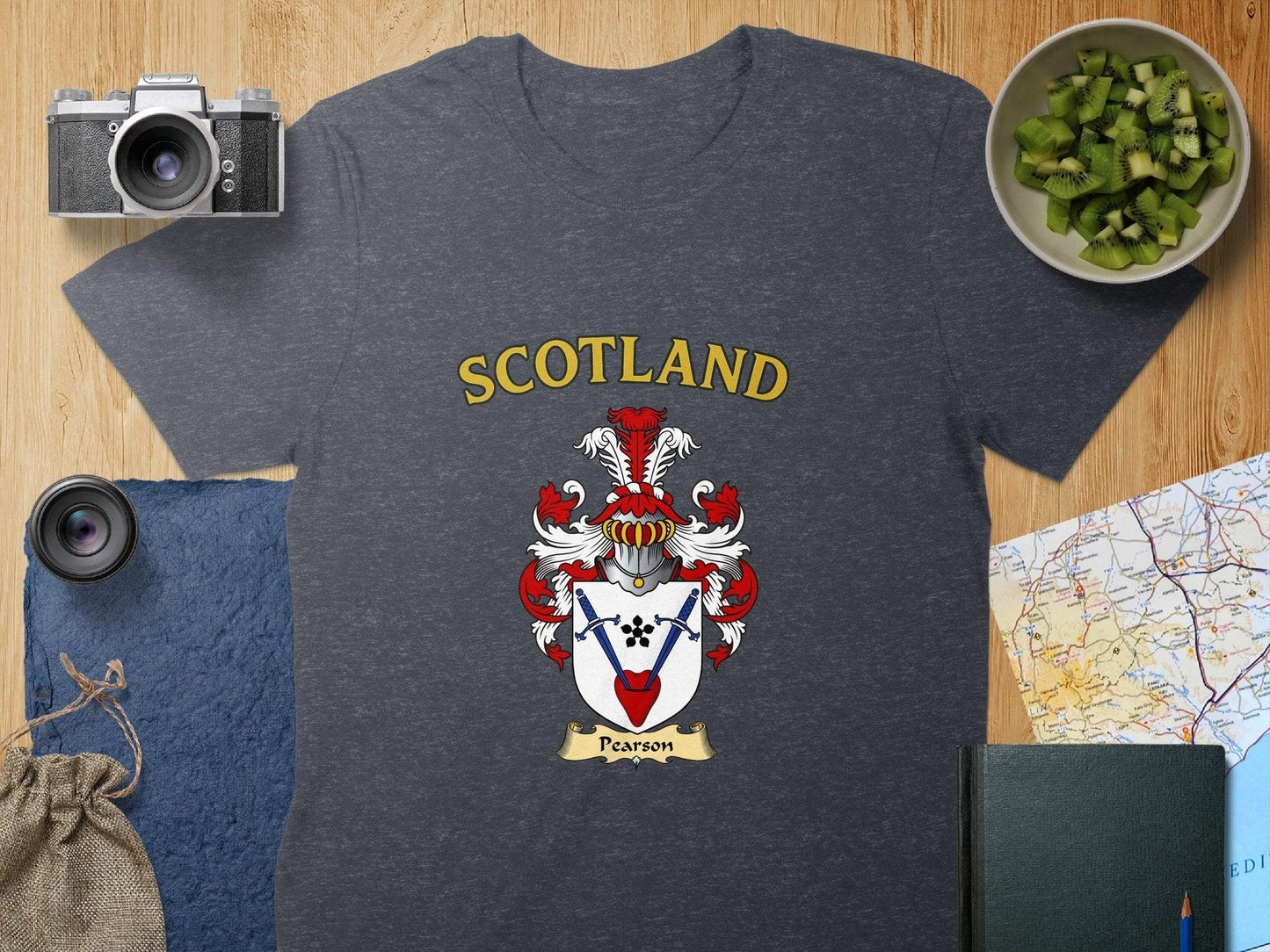 Scotland Crest Design Printed Short Sleeve T-shirt product