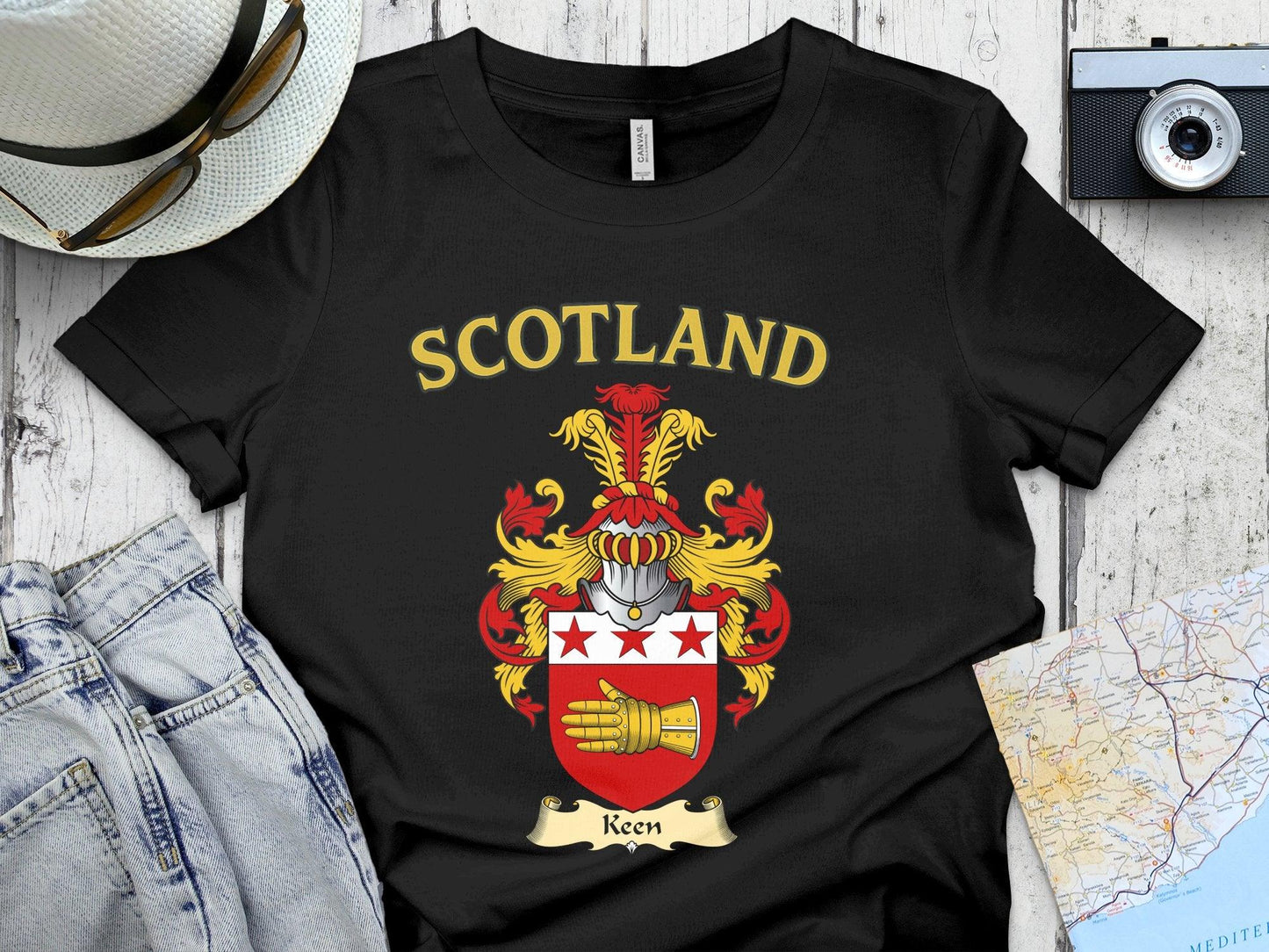 Scotland Coat of Arms Customizable T-Shirt product type