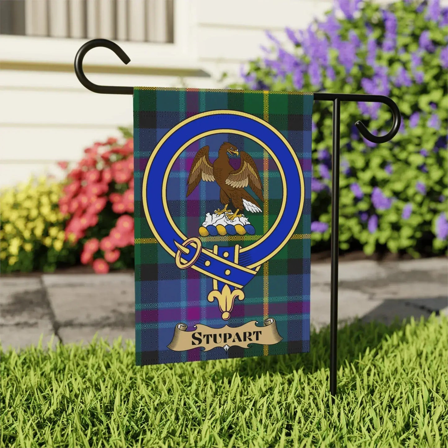 Stupart Family Crest Garden Flag Decorative product