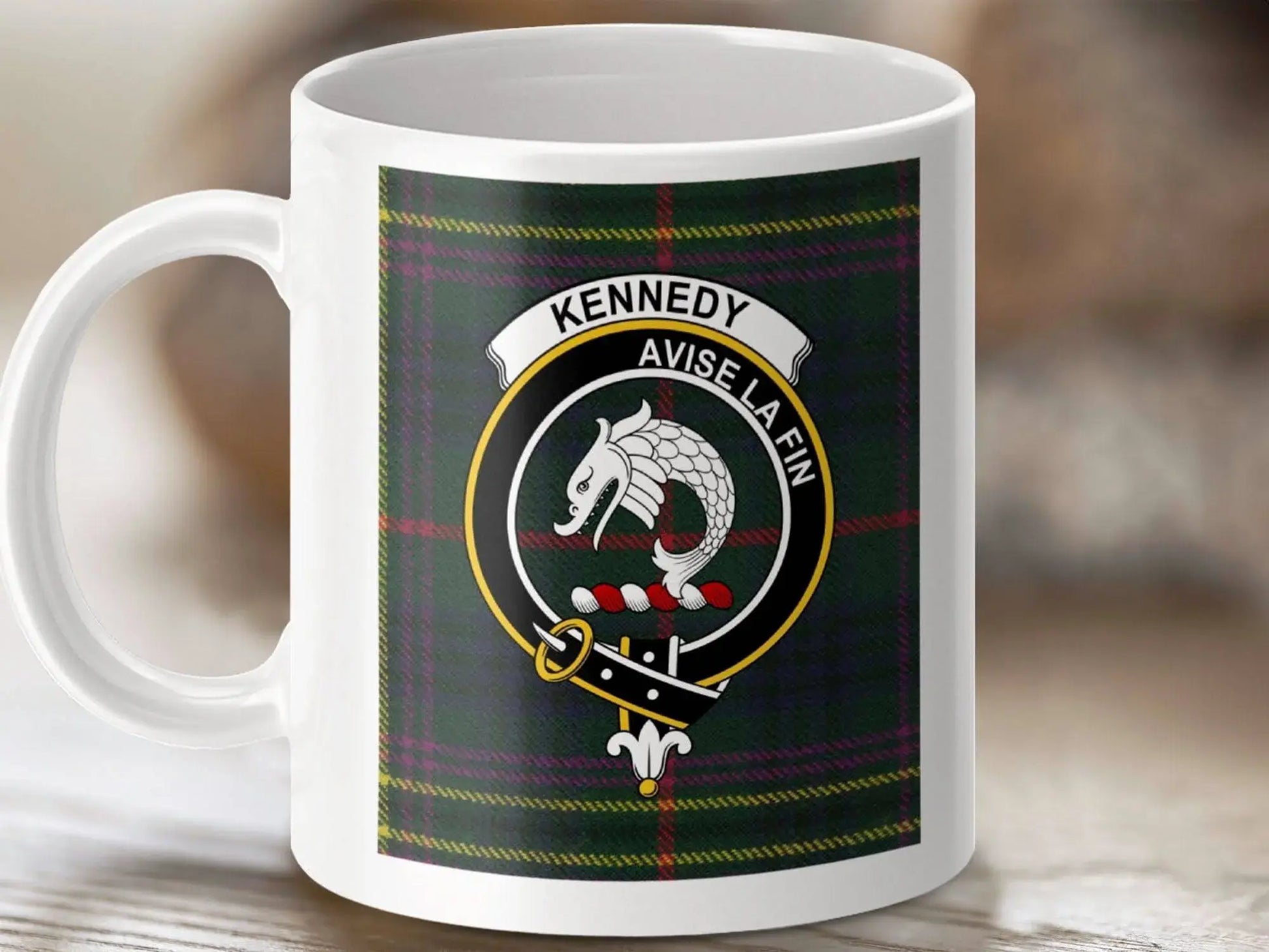 Kennedy Avise La Fin Tartan Crest Mug product