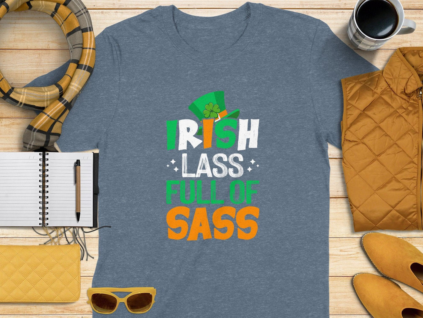 I IS FULL OF SASS Funny Graphic Printed t-shirt - Celtic Ancestry Gifts
