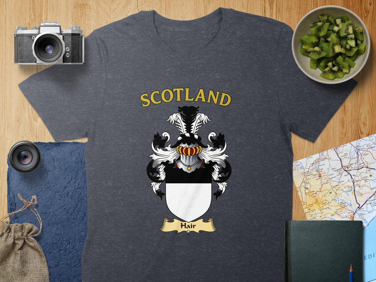 Scotland Hair Family Crest Graphic T-Shirt product