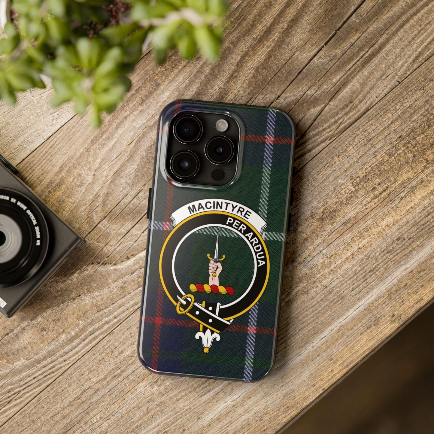MacIntyre Clan Scottish Tartan Cell Phone Case - Celtic Ancestry Gifts