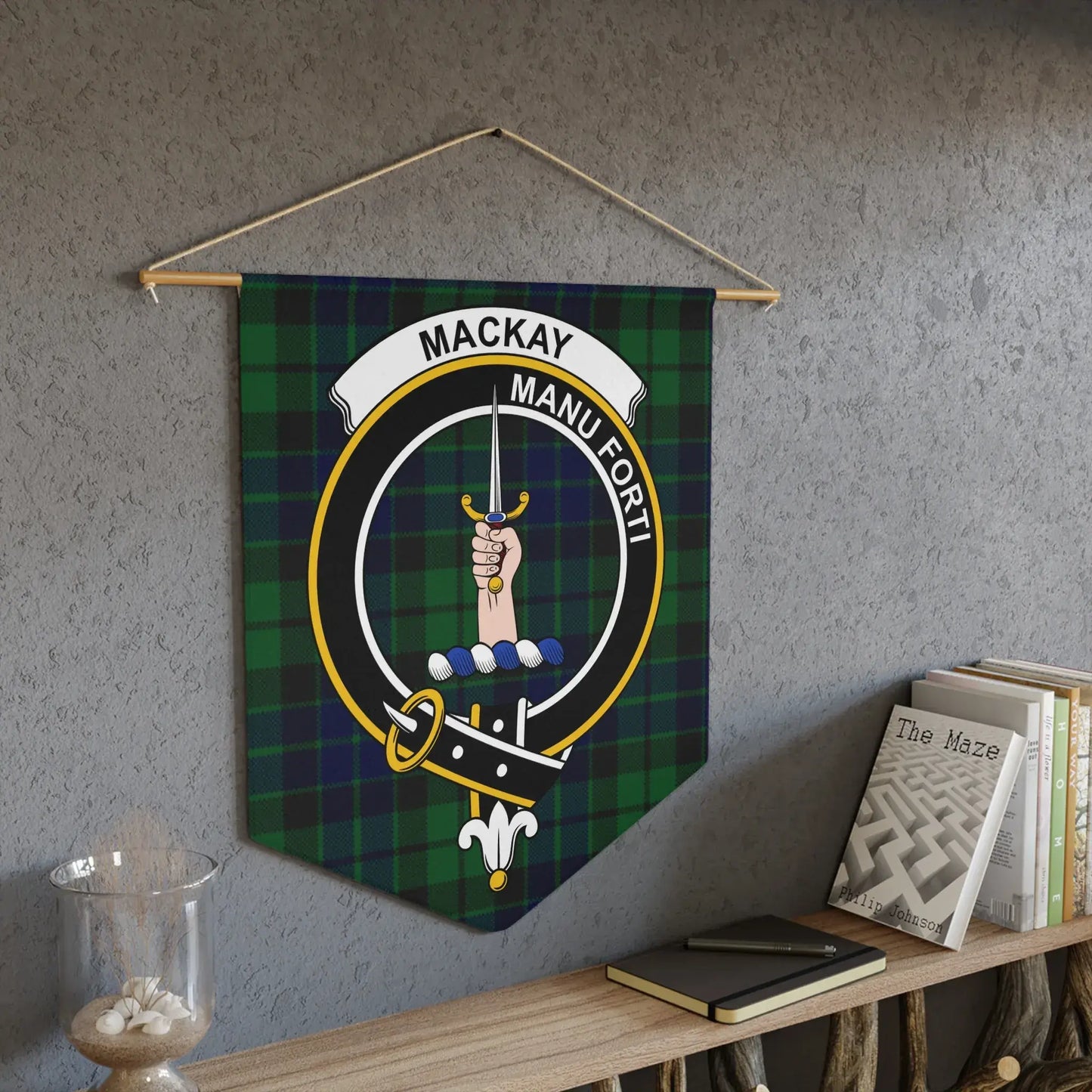 Mackay Clan Crest Tartan Wall Art Decoration product type