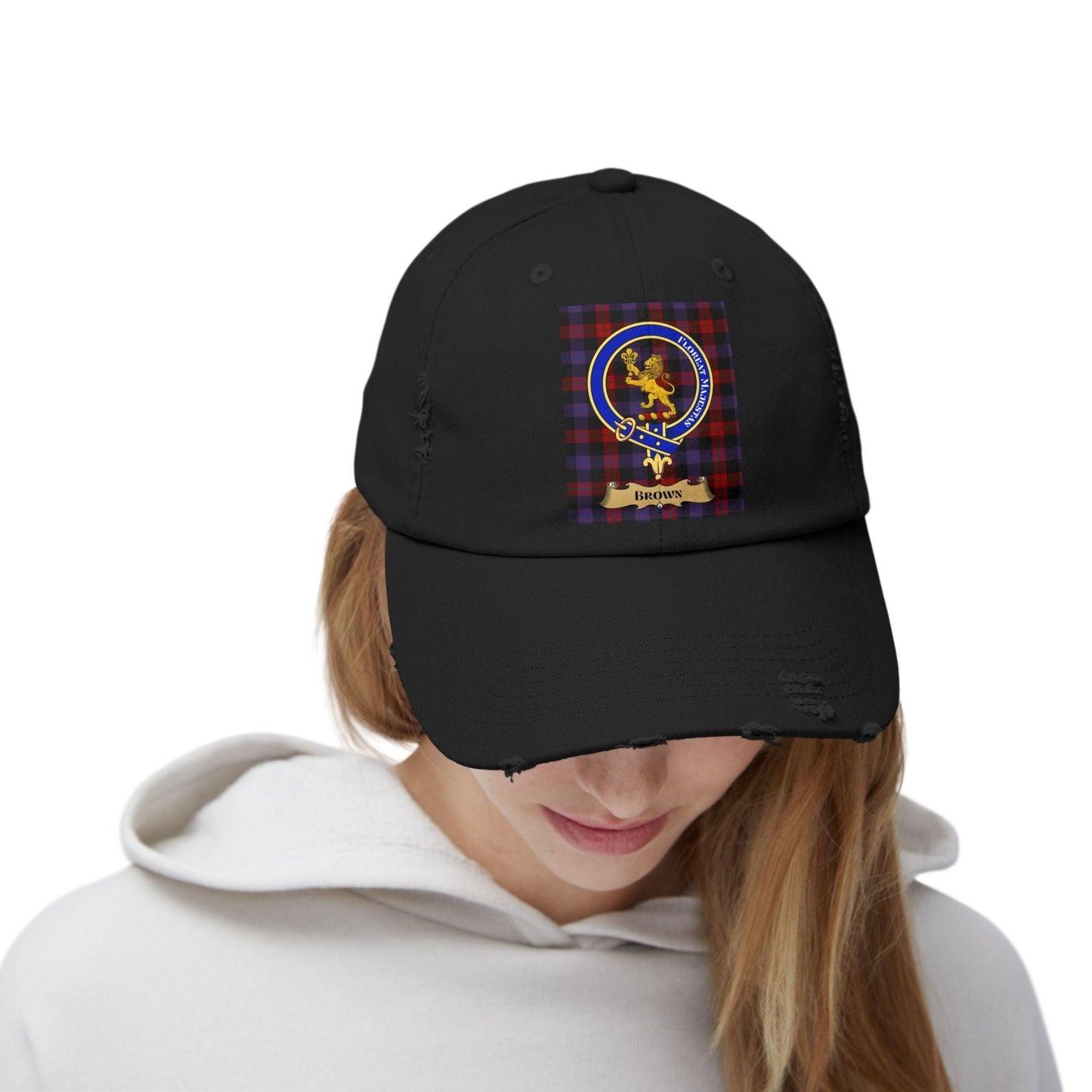 Browns Clan Crest Scottish Baseball Cap - Celtic Ancestry Gifts