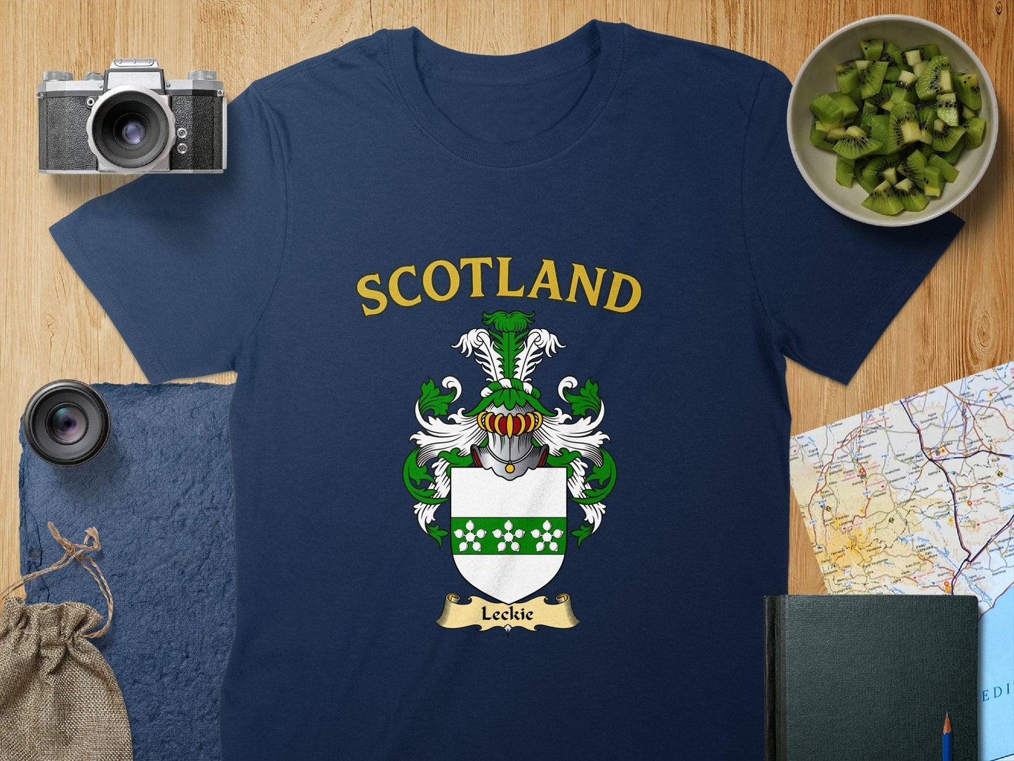 Scotland Family Crest Leckie T-shirt product