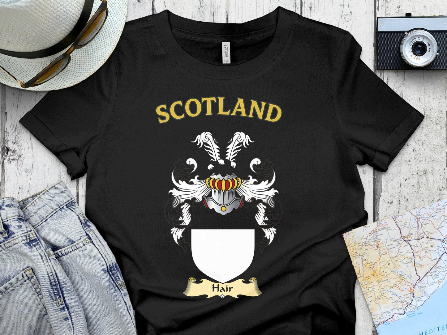 Scotland Graphic Print Black Shirt product