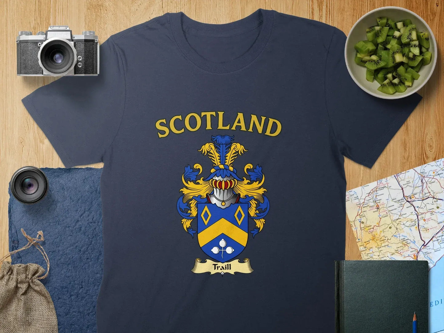 Scotland Traill Crest Graphic T-Shirt product type