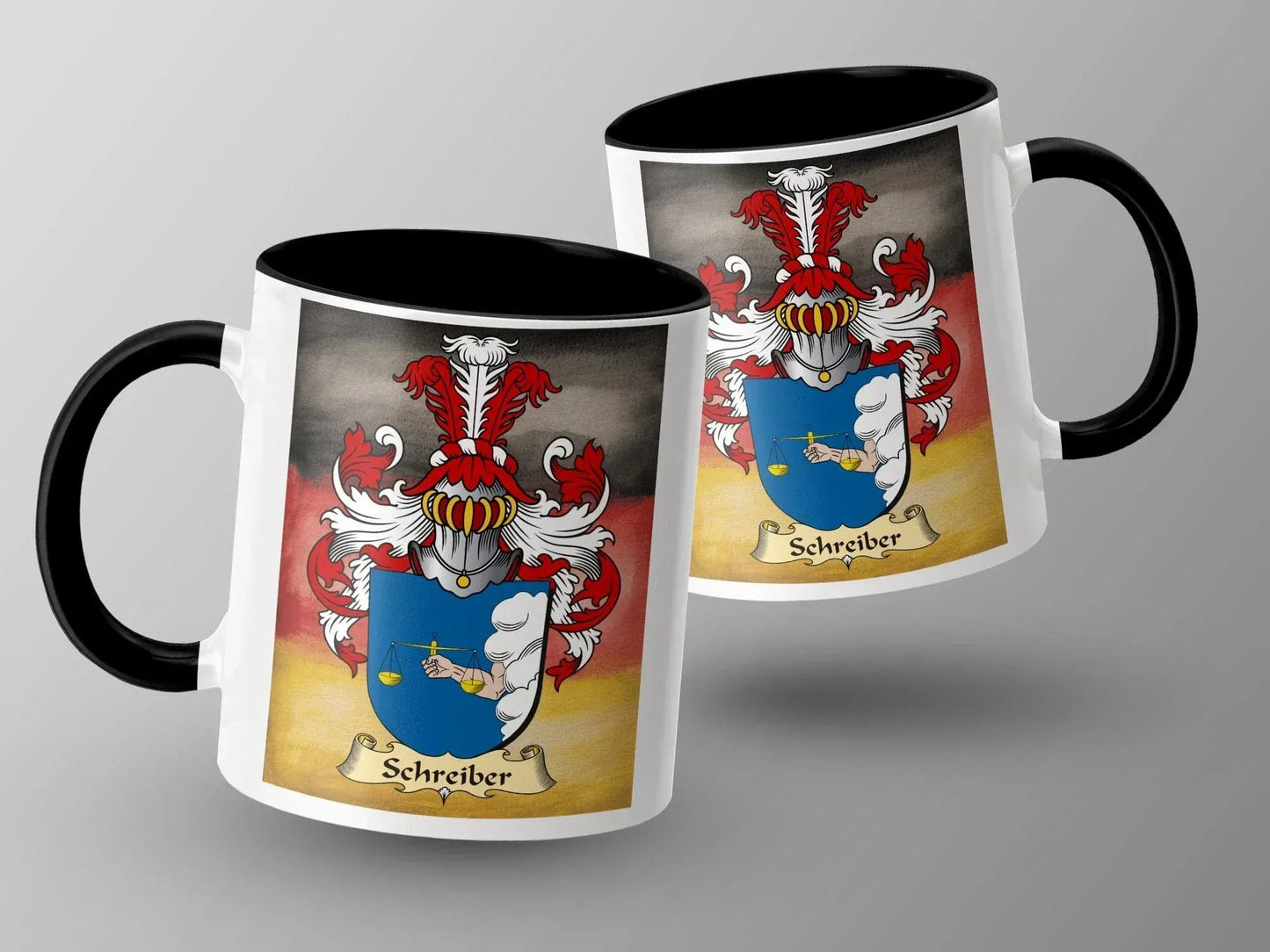 Family Crest Schreiber Personalized Mug product