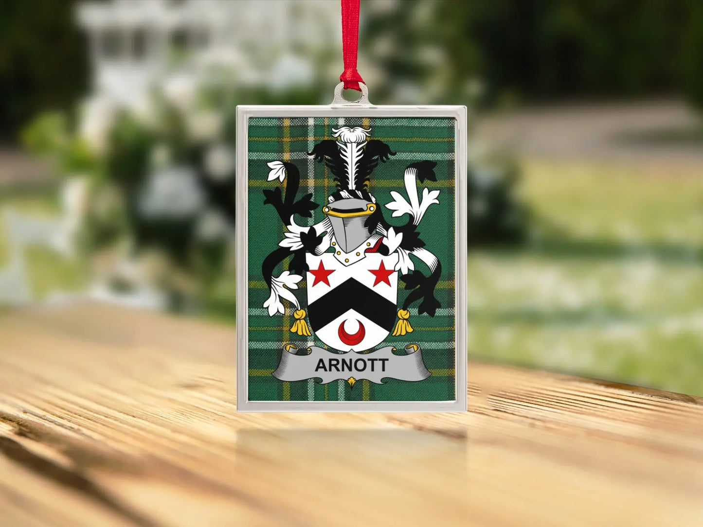 Custom Arnott Family Crest Hanging Ornament product