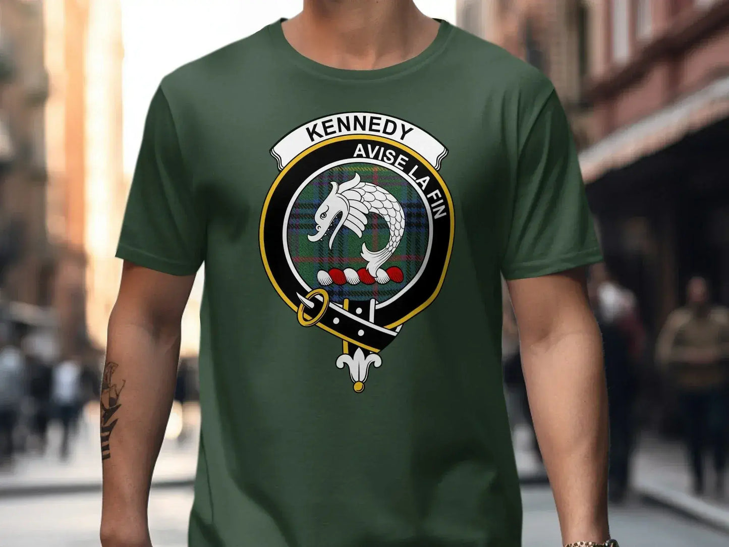 Kennedy Avise La Fin Green Graphic Tee product