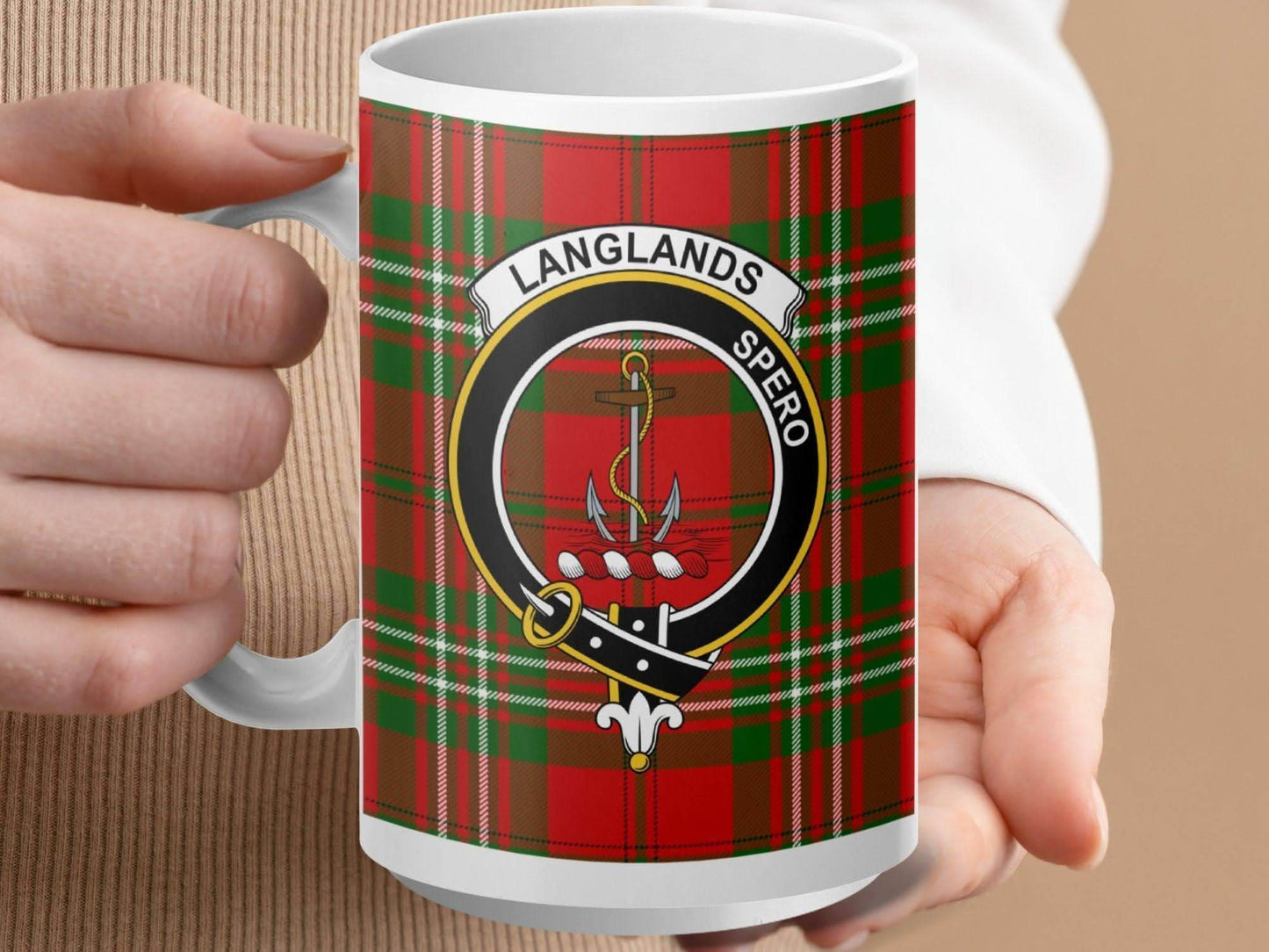 Langlands Spero Tartan Design Mug product type