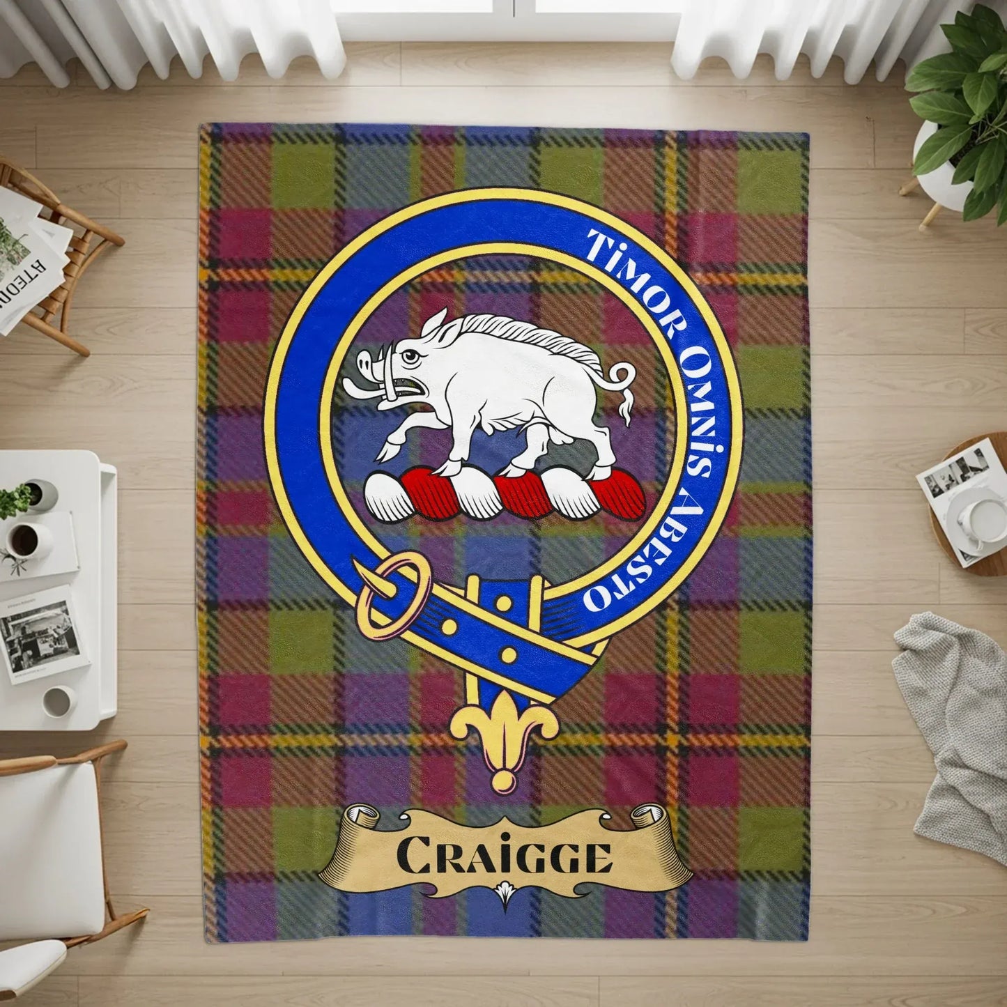 Timor Omnis Abesto Craigge Tartan Plaid Pattern product type