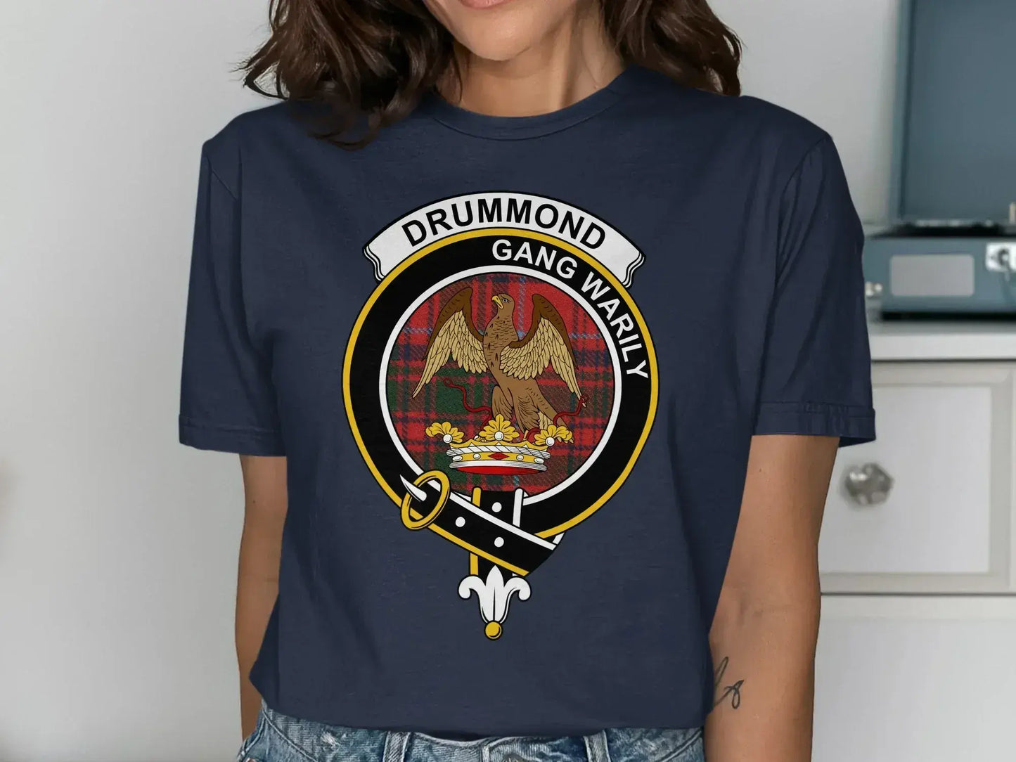 Drummond Gang Warily Eagle Crest Graphic T-Shirt product