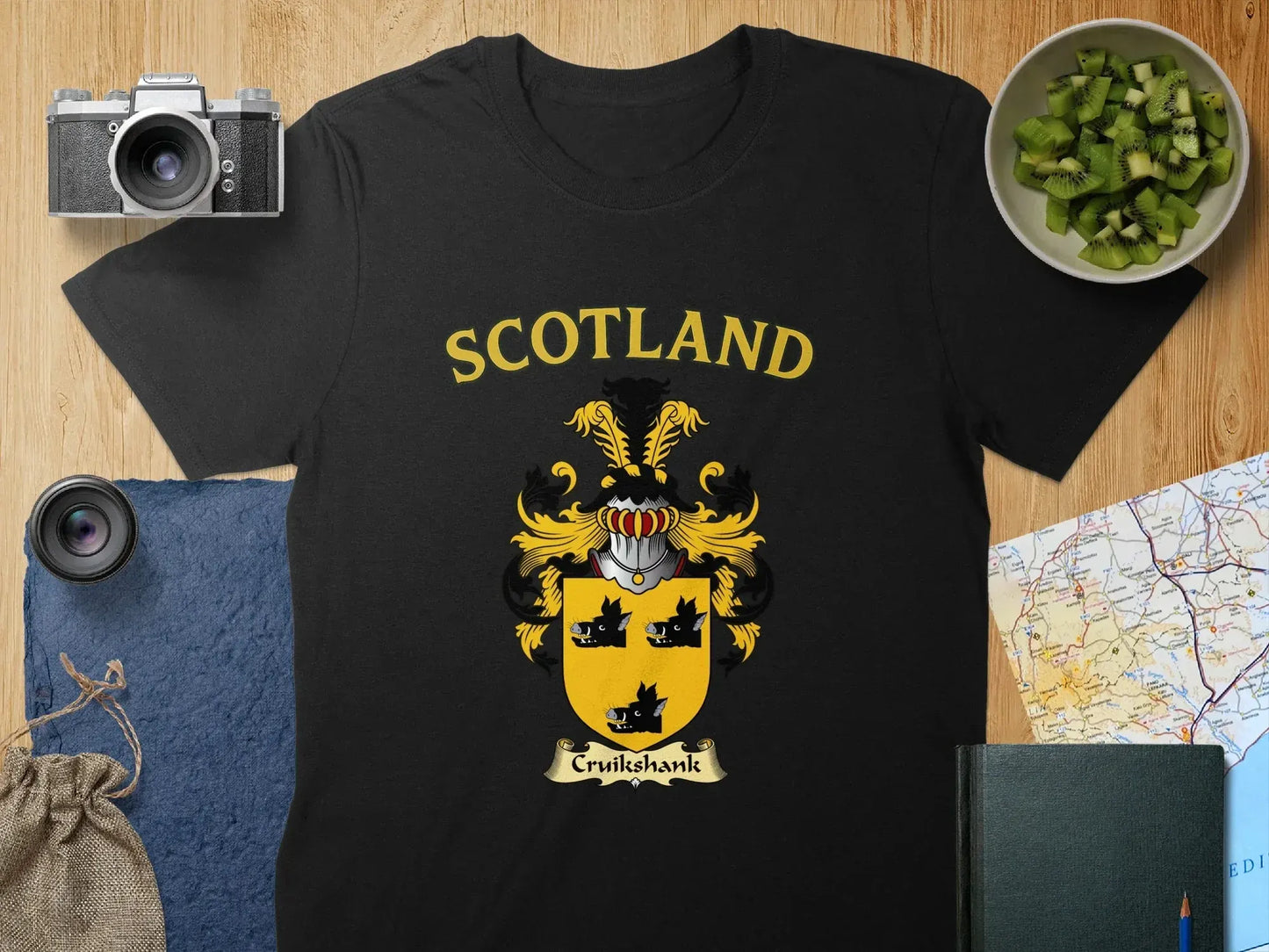 Cruikshank Family Crest Scotland Graphic T-shirt product