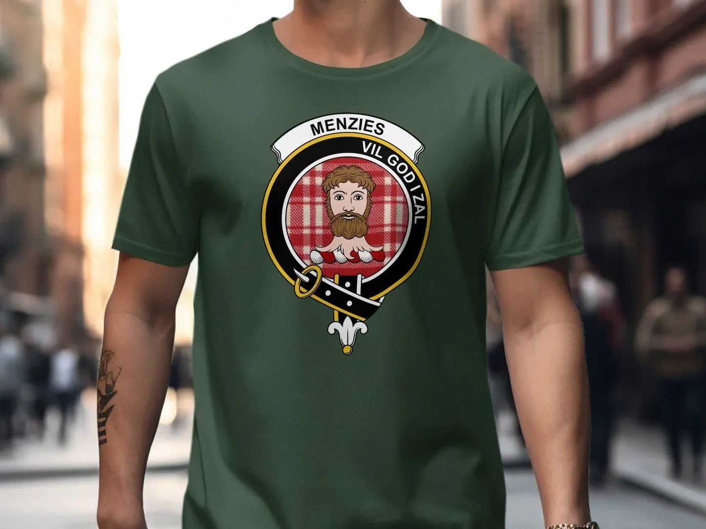 Menzies Vil Godzal Clan Emblem Graphic T-Shirt product type
