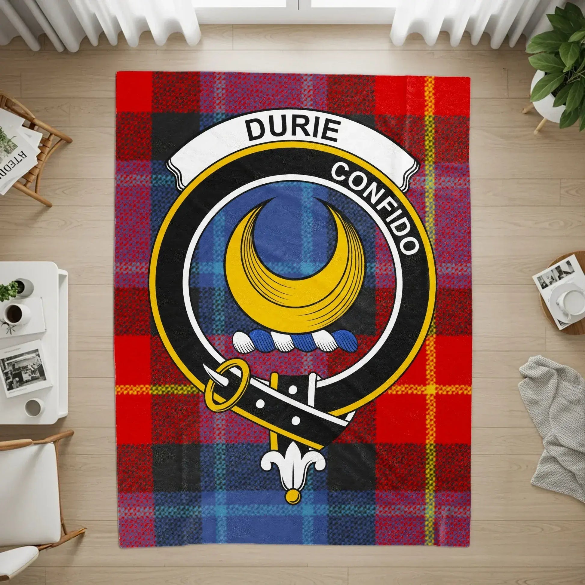 Durie Confido Tartan Shield Decorative Blanket product