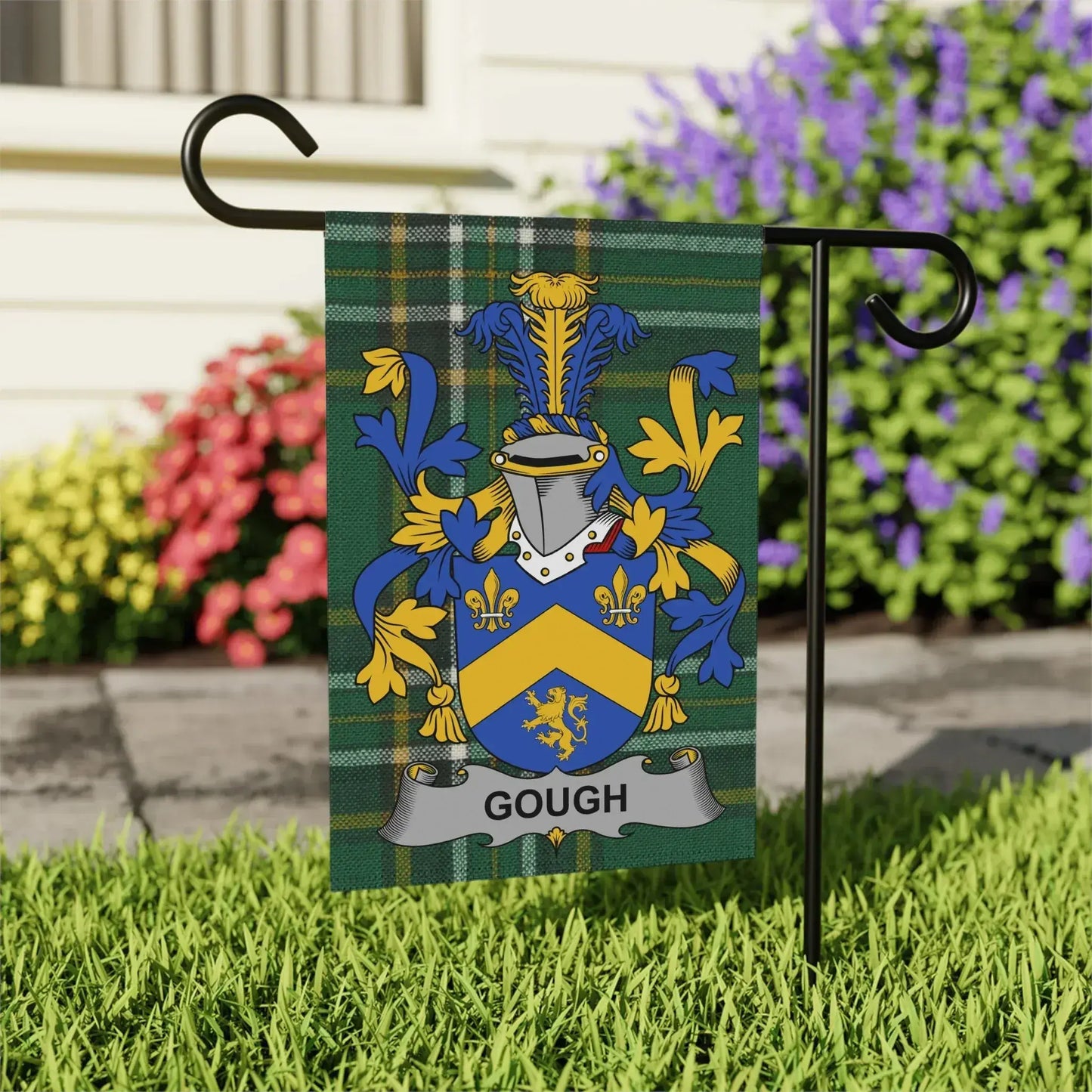 Custom Family Crest Garden Flag Decorative product